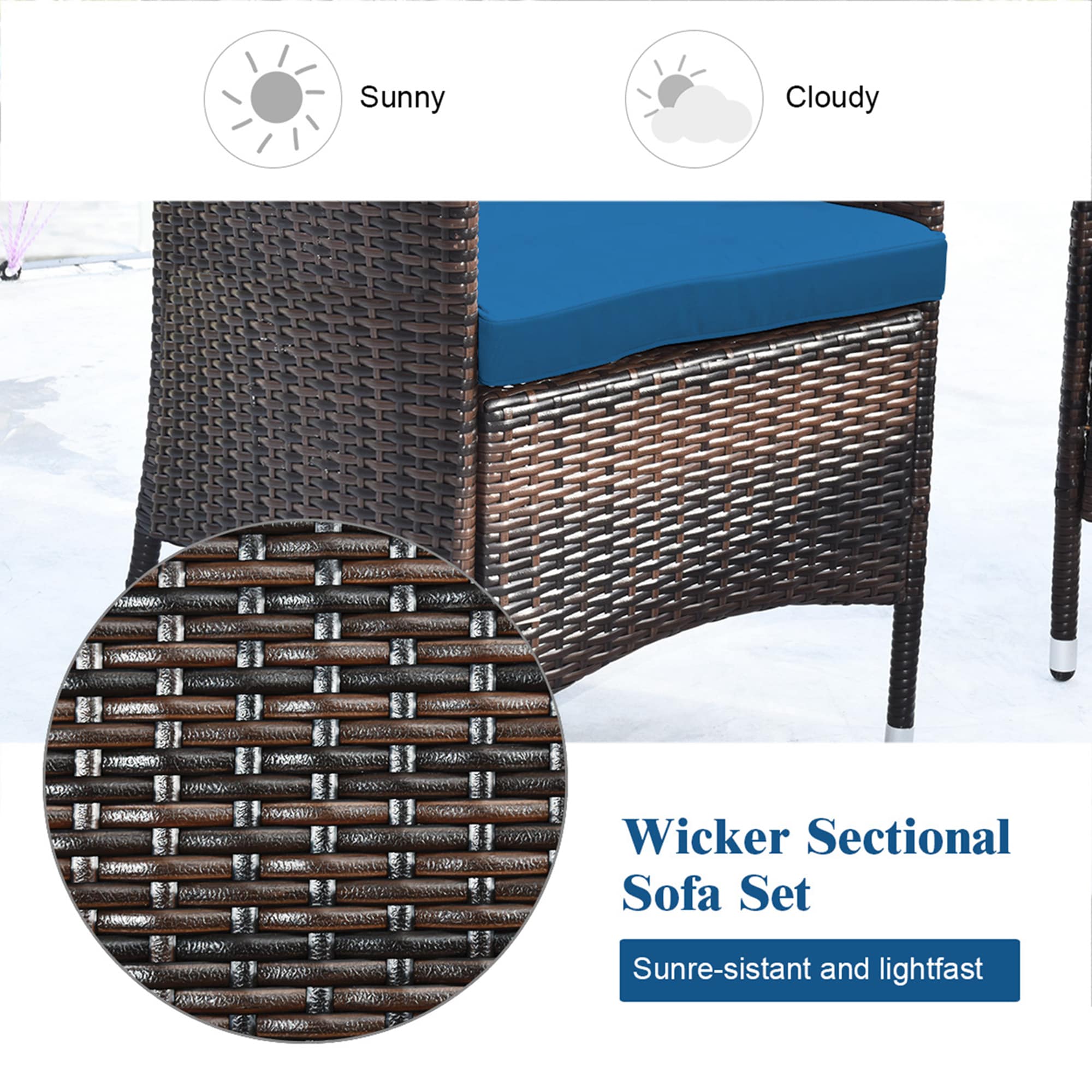 Costway LWS00028 Patio-Conversation-Sets - View #6