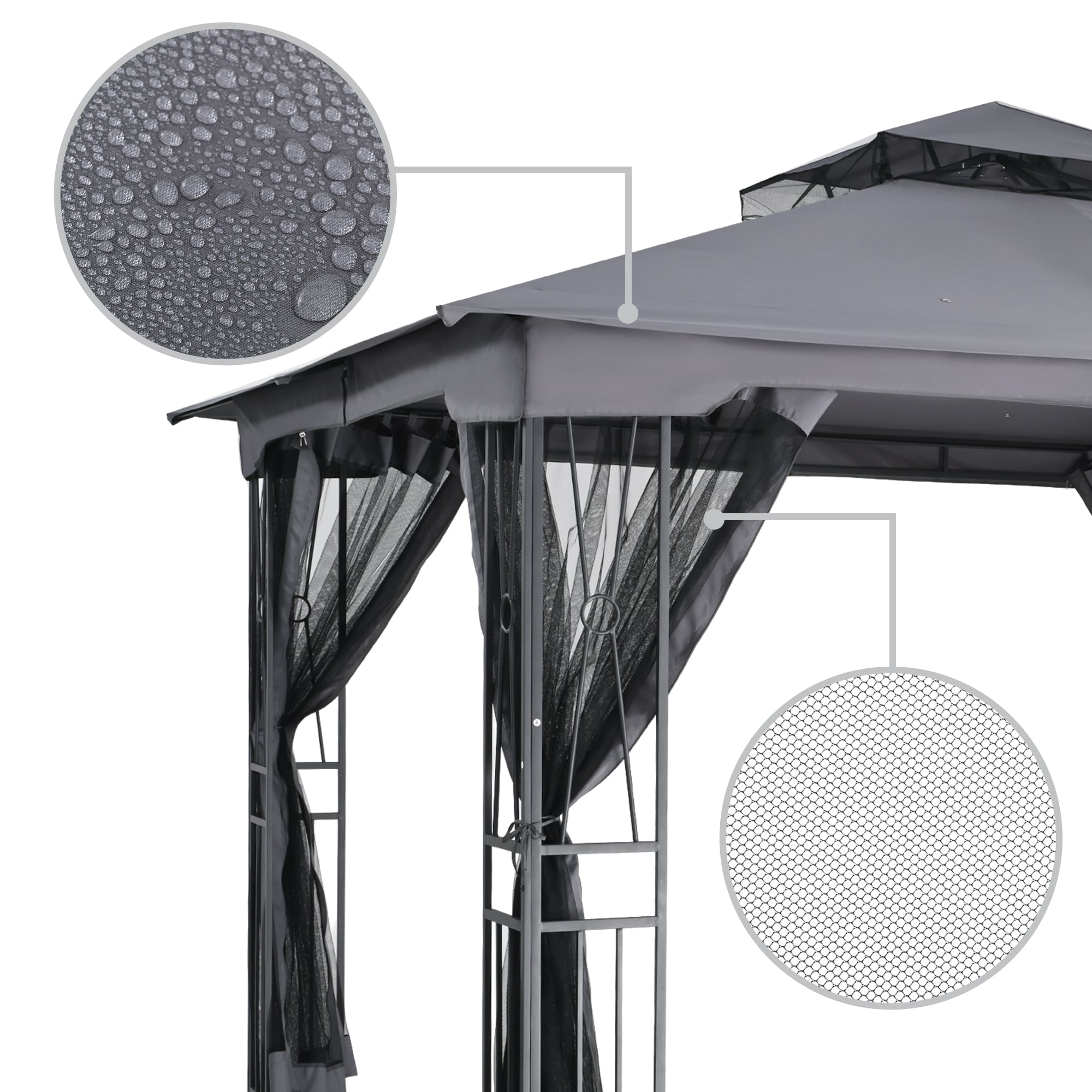  EL-ZPTY-H-WL3 Wood-Resin-Gazebos - View #6