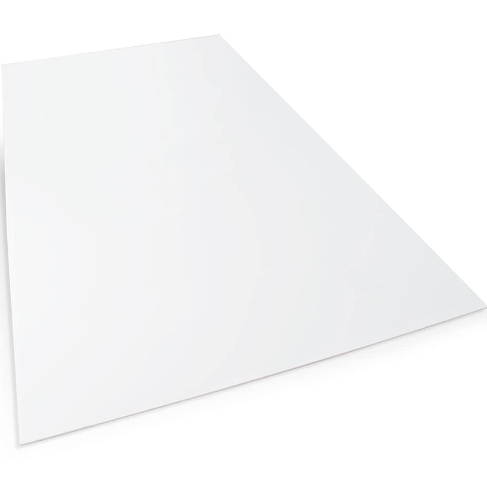 Optix 25660102 24 in. x 48 in. x 0.118 in. White Acrylic Sheet