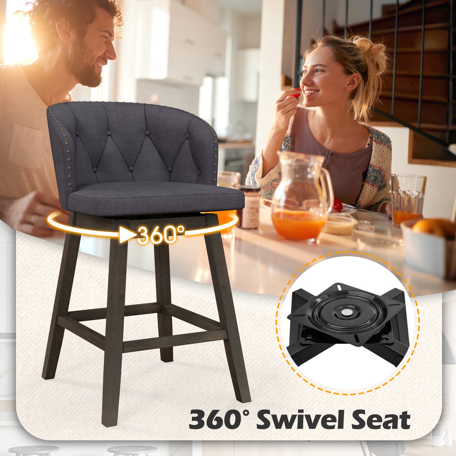 Ayelon SN72GR120 stools - View #3