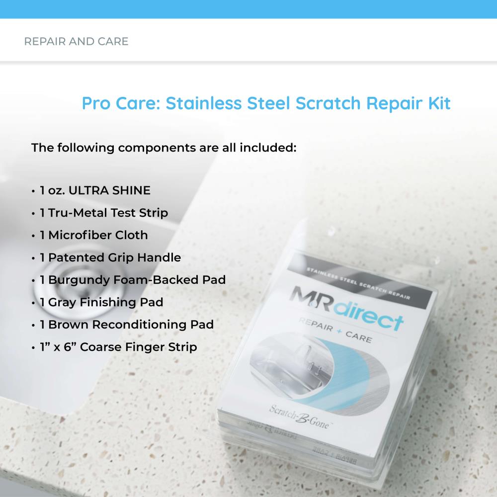 Rejuvenate Stainless Steel Scratch Eraser Kit - Hardware Specialist