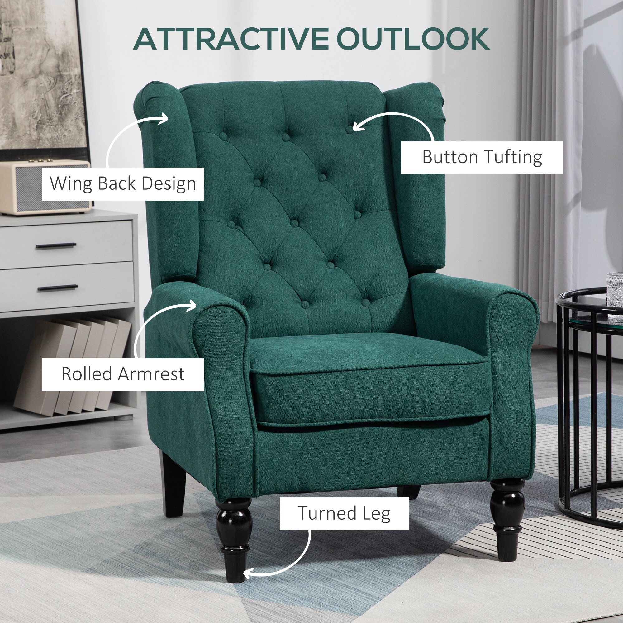 LUXEYARD DS-M-BAC06447 Sofas-Loveseats - View #6
