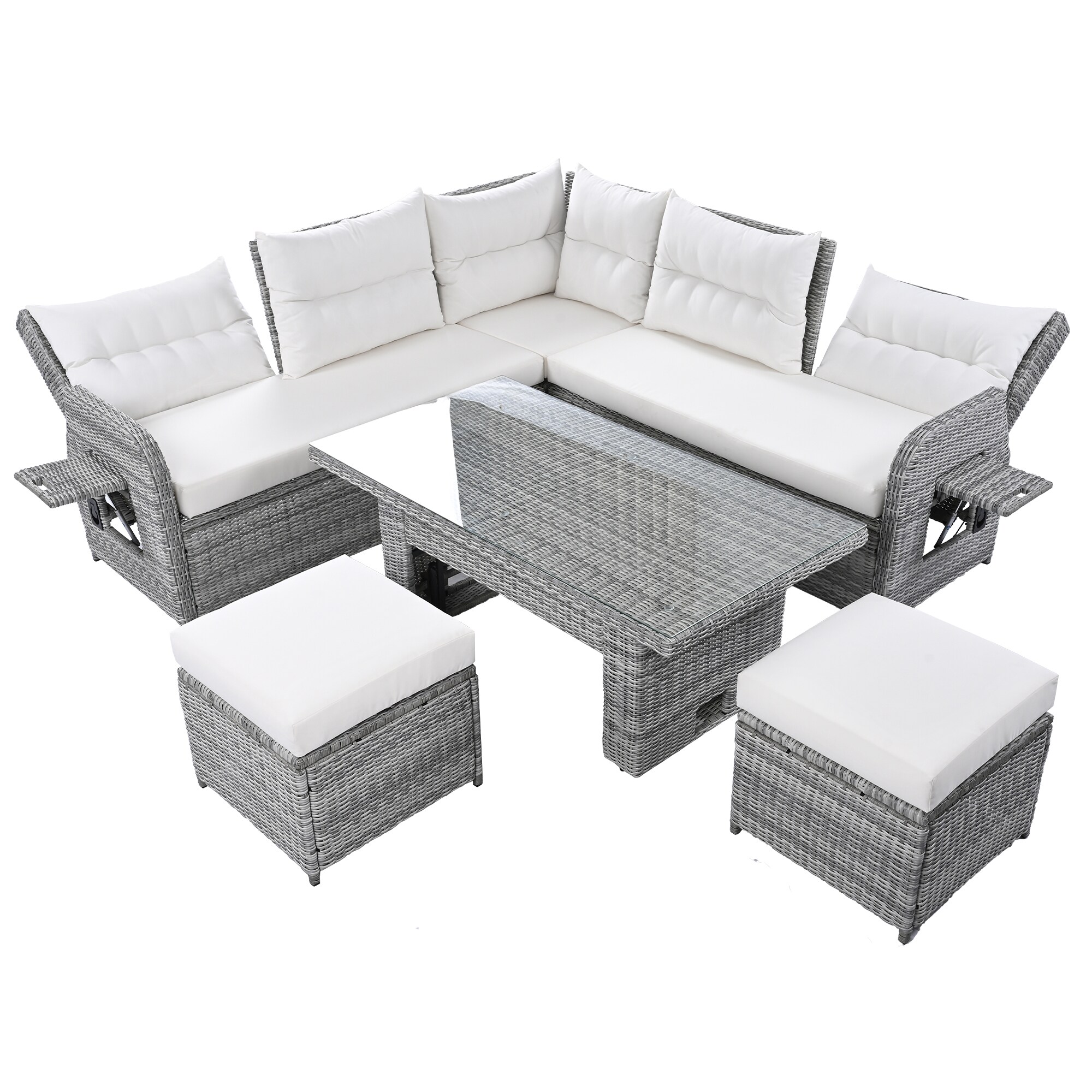 SINOFURN SYA690009GY Patio-Sofas-Daybeds - View #19