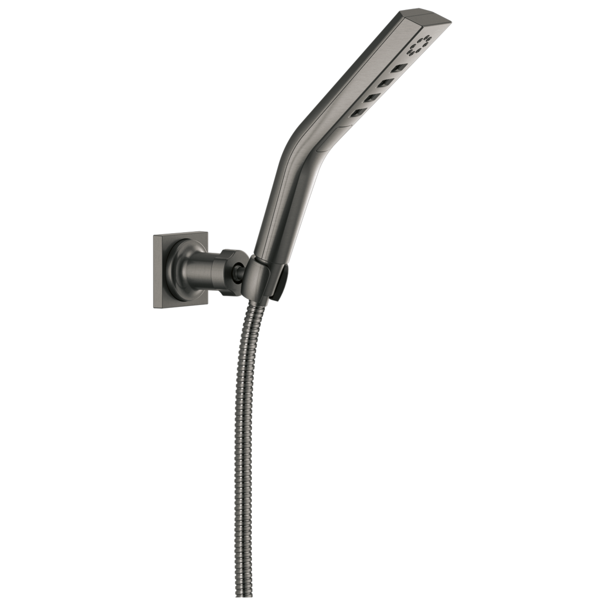 Delta 55799-KS-PR 3.0 -Spray Lumicoat Black Stainless 1.375-in Rectangle Handheld Shower Head 1.75 GPM