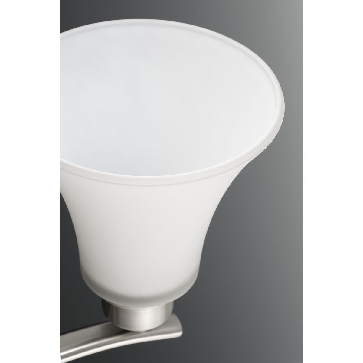 Joy Brushed Nickel Mini Pendant with Fluted Glass Shade