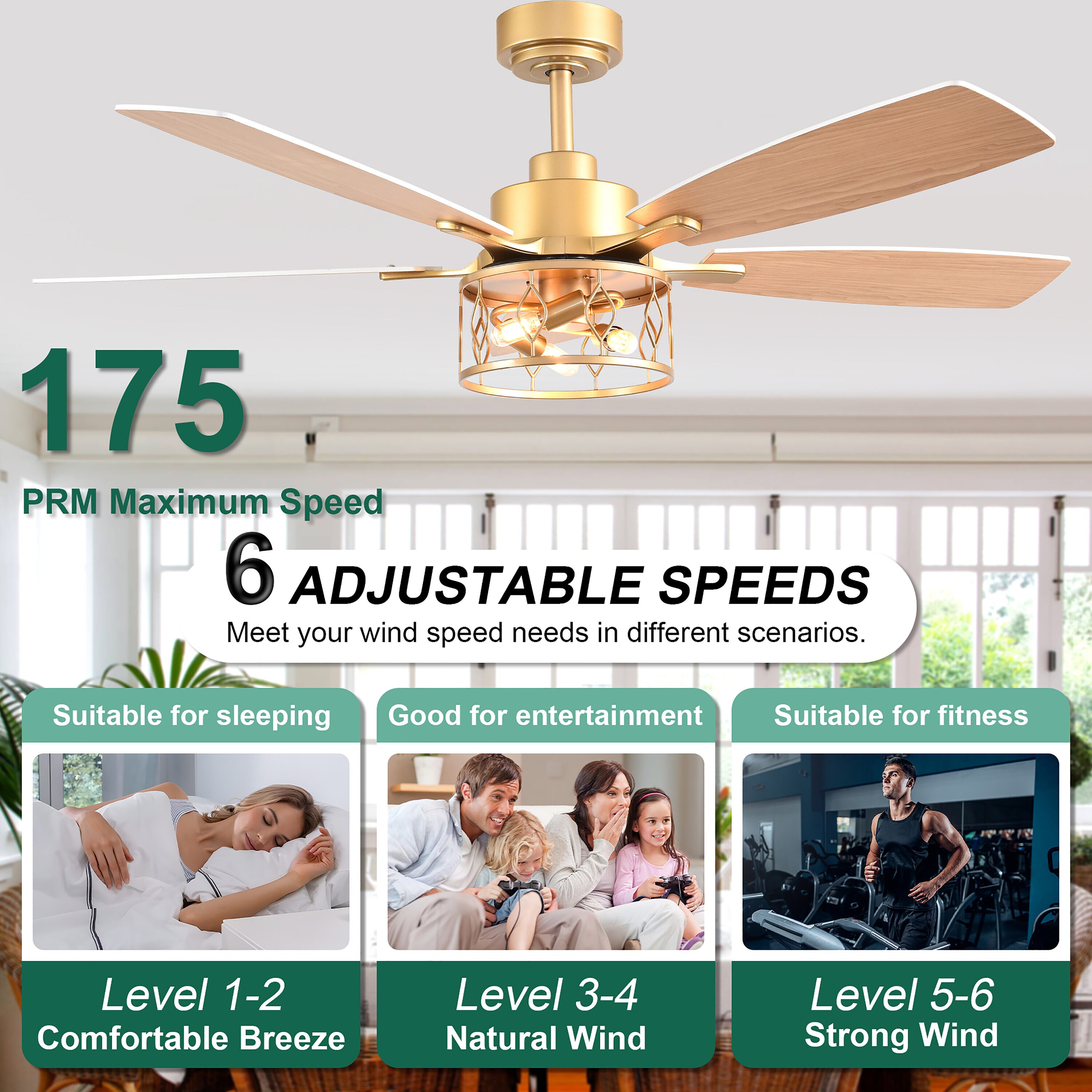 Cusp Barn CS25DC5201G Ceiling-Fans - View #4