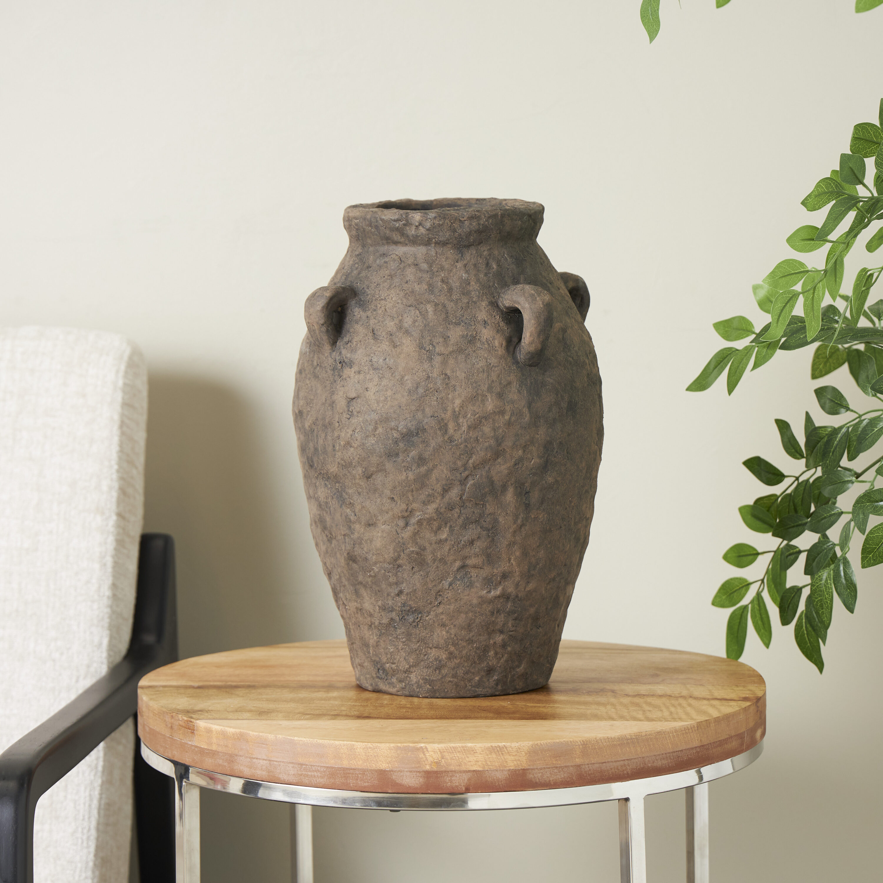 Grayson Lane 821298 Brown Stone Rustic Vase