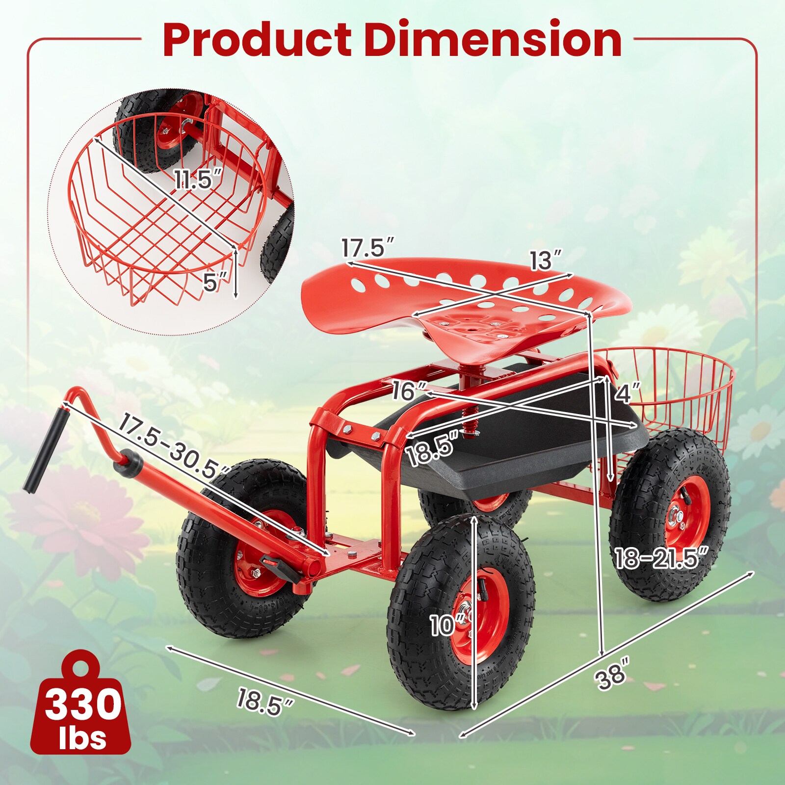 YERIVA HSMRE3750 Yard-Carts - View #2