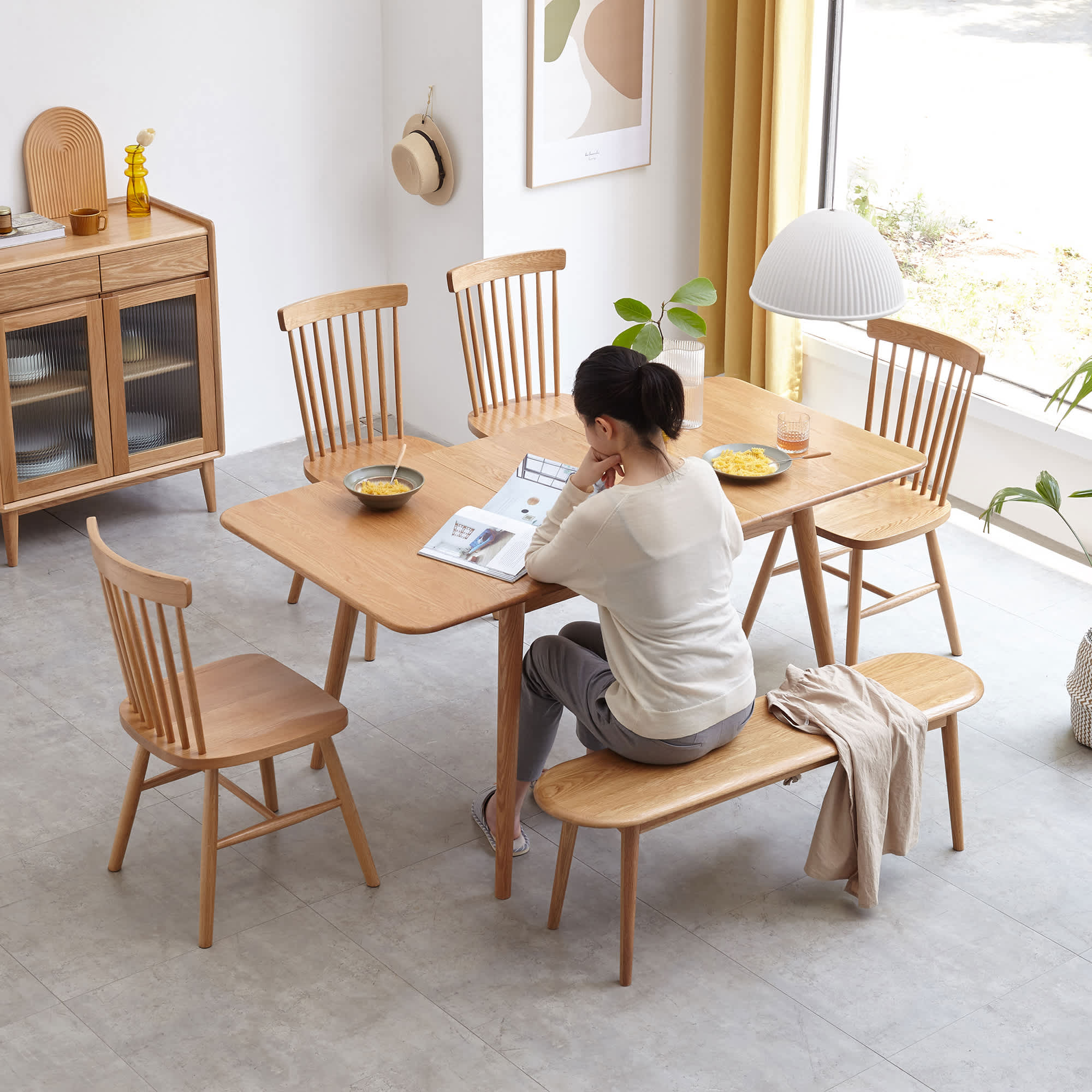 Vynxaria LEXY1945-DJCF-CZ040 Dining-Chairs - View #3