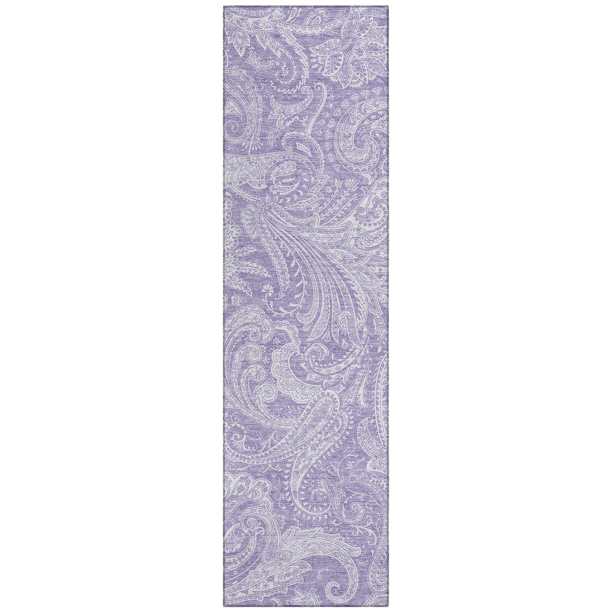 Addison Rugs ACN654LV2X8 Chantille ACN654LV 2 x 7 (ft) Polyester Lavender Rectangular Indoor/Outdoor Geometric Machine washable Runner rug