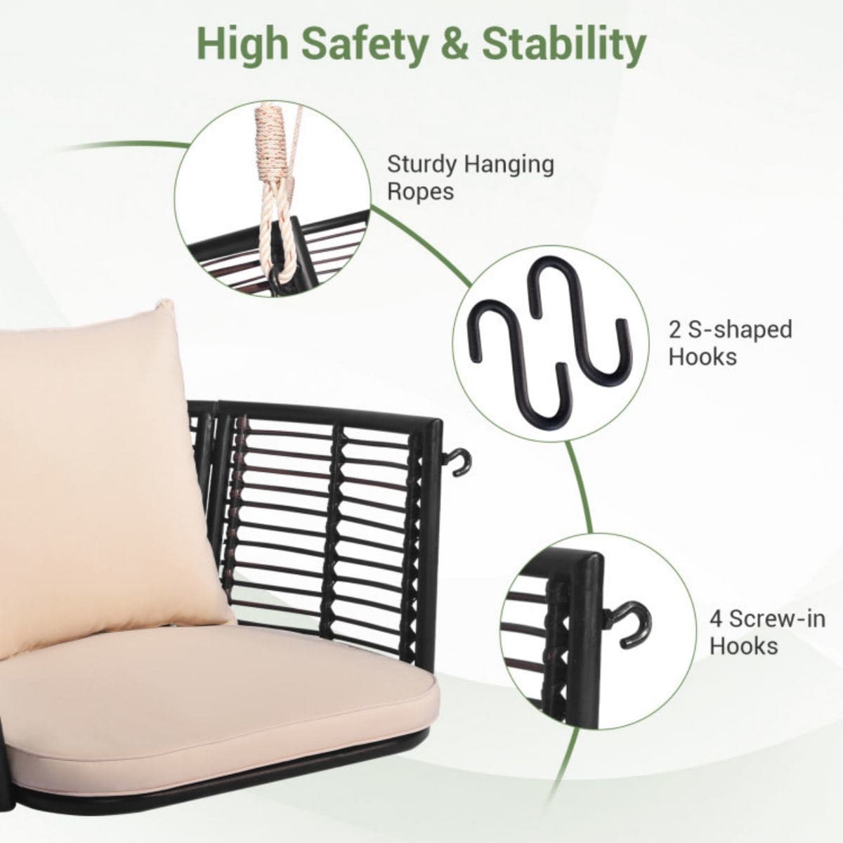 Maocao Hoom DB-C-UJN-SN02SS Swing-Gliders - View #5