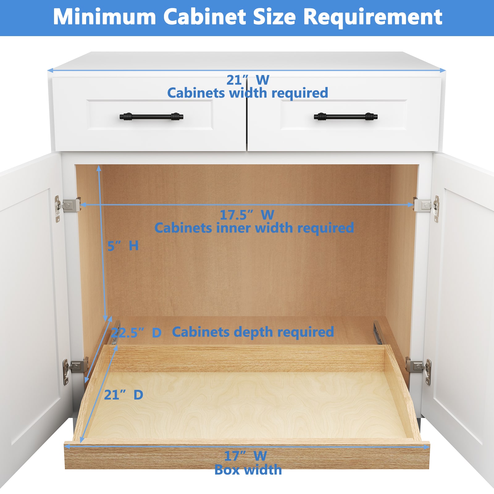 HomLux 2585004E0C Pull-Out-Cabinet-Baskets - View #4