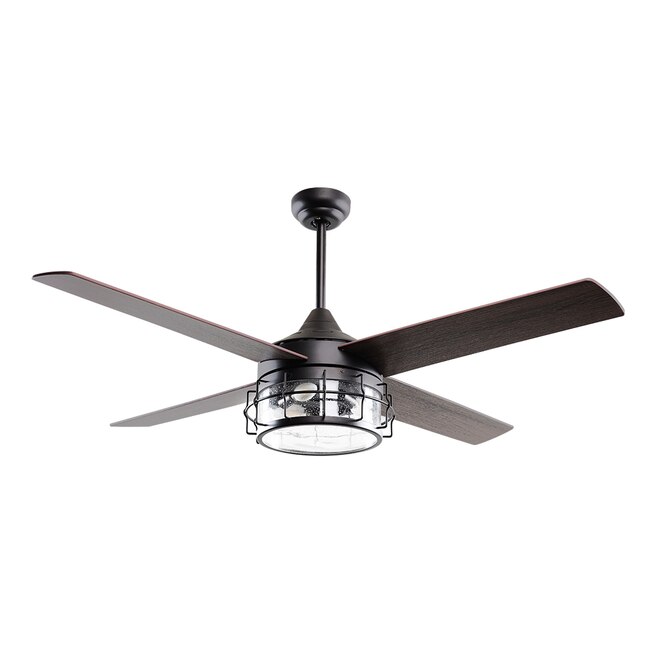 Parrot Uncle Kavir 52 In Indoor Oil Rubbed Bronze Downrod Mount Industry Ceiling Fan With Light And Remote Control, Ceiling Fan Repair Cost India 2021