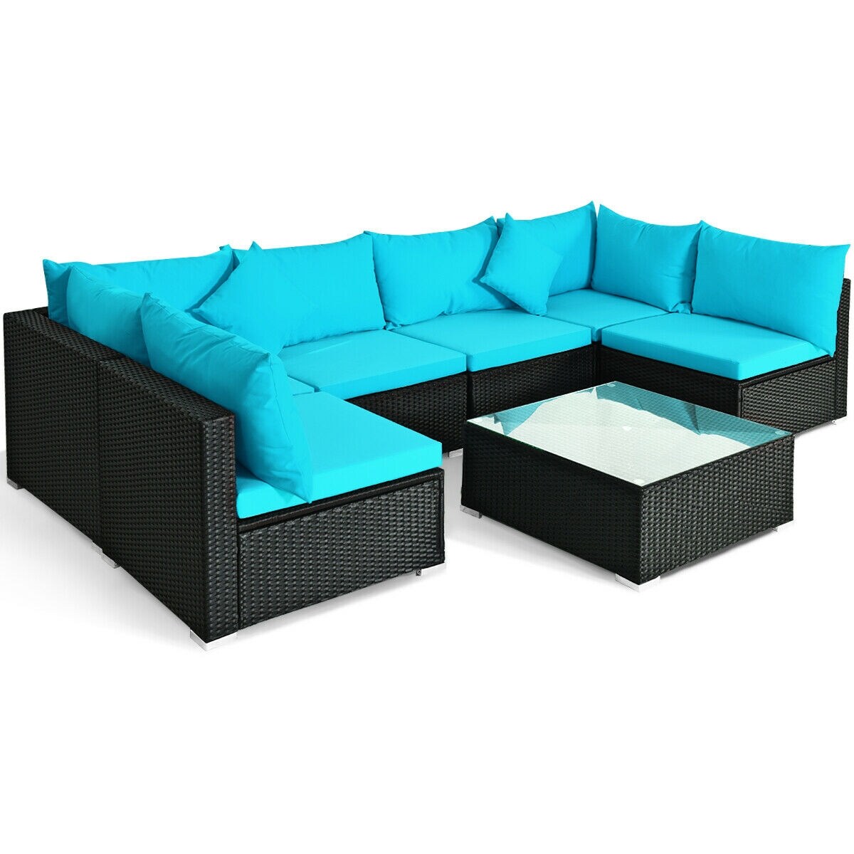 Forclover CBE-7PS0010BE Patio-Conversation-Sets - View #9