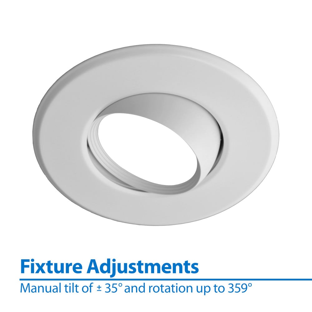 Nicor Lighting DEB56-20-120-3K-WH Led-Retrofit-Downlight - View #6