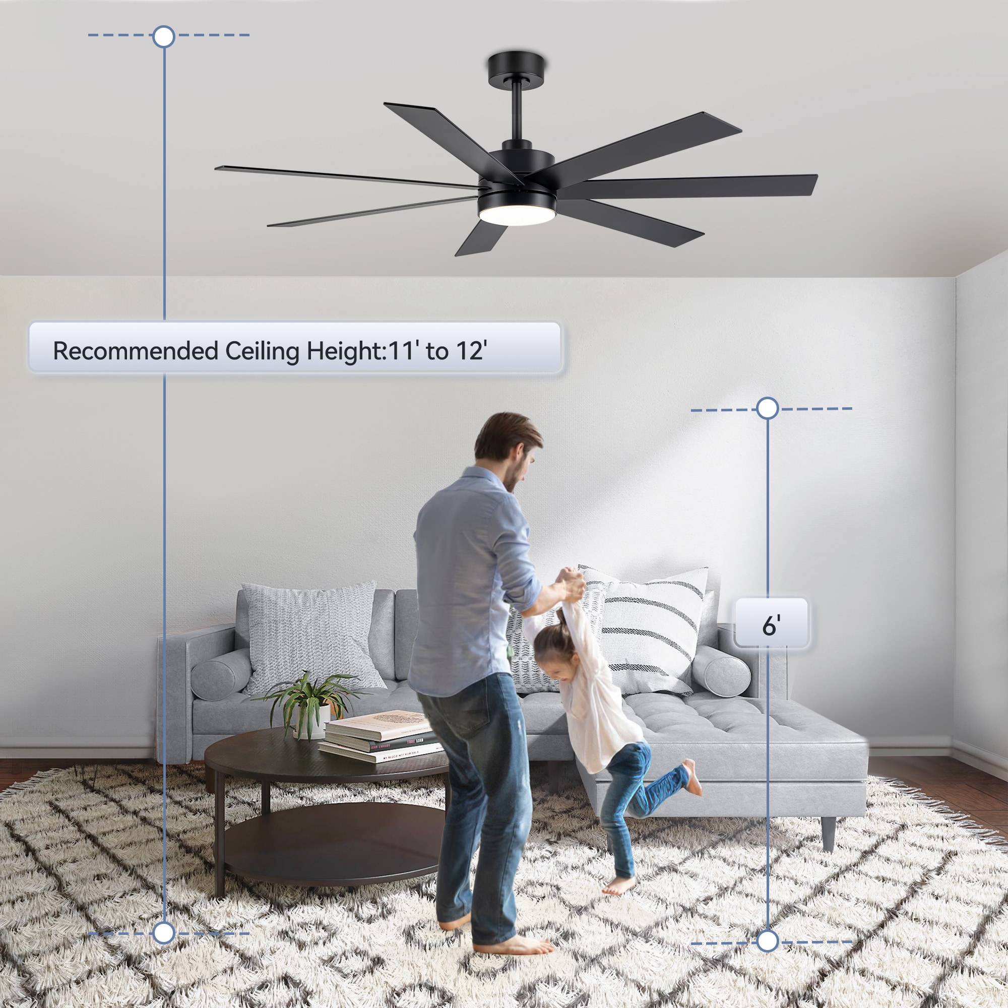 Breezary 30039-BK Ceiling-Fans - View #15