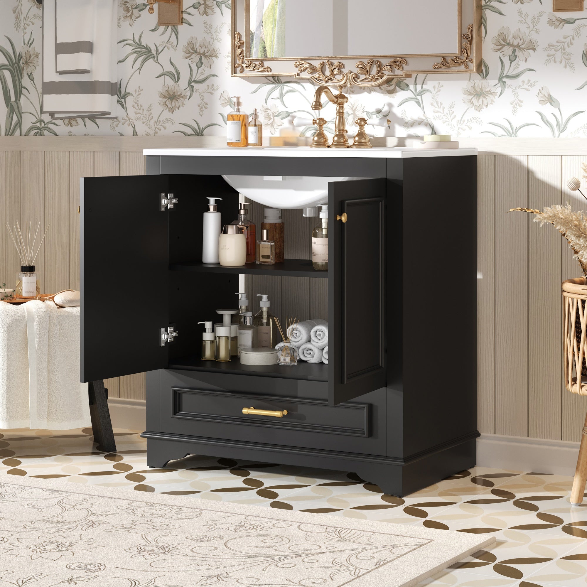 Boyel Living BL-MRS-7676B Bath-Vanity-Combo - View #3