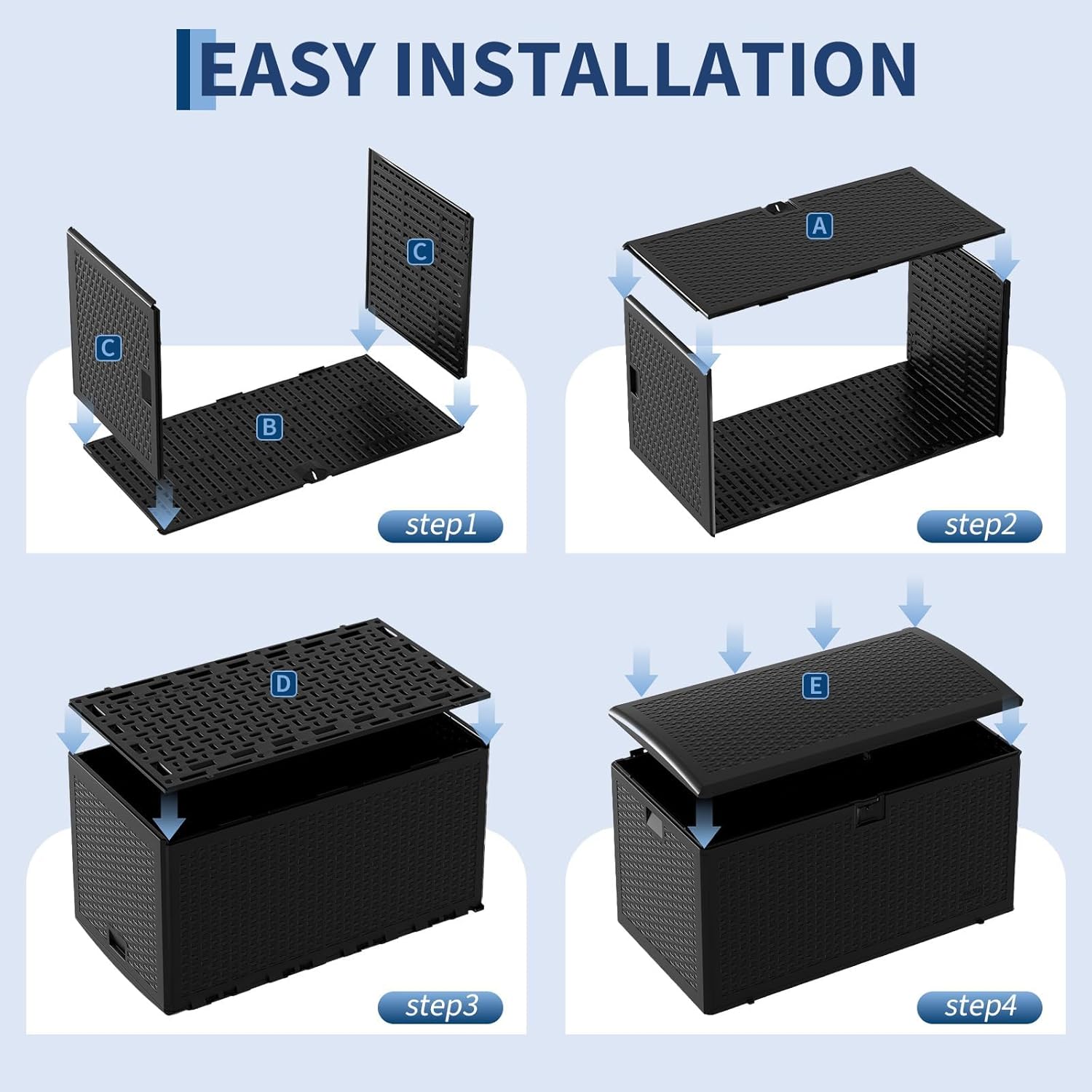 GAOMON LSPPJOK-Y2UOINDRA3 Small-Outdoor-Storage - View #3