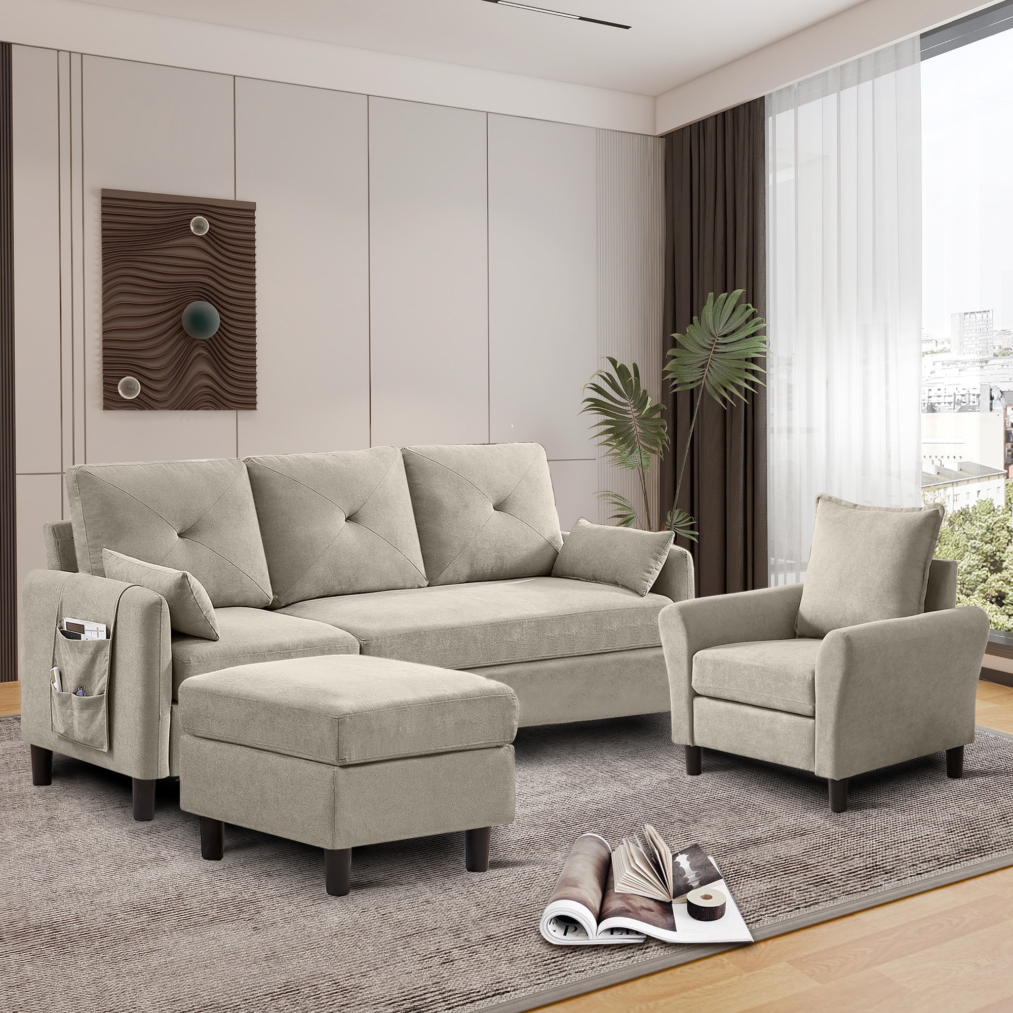 Jarenie YMX0223BE Living-Room-Sets - View #2