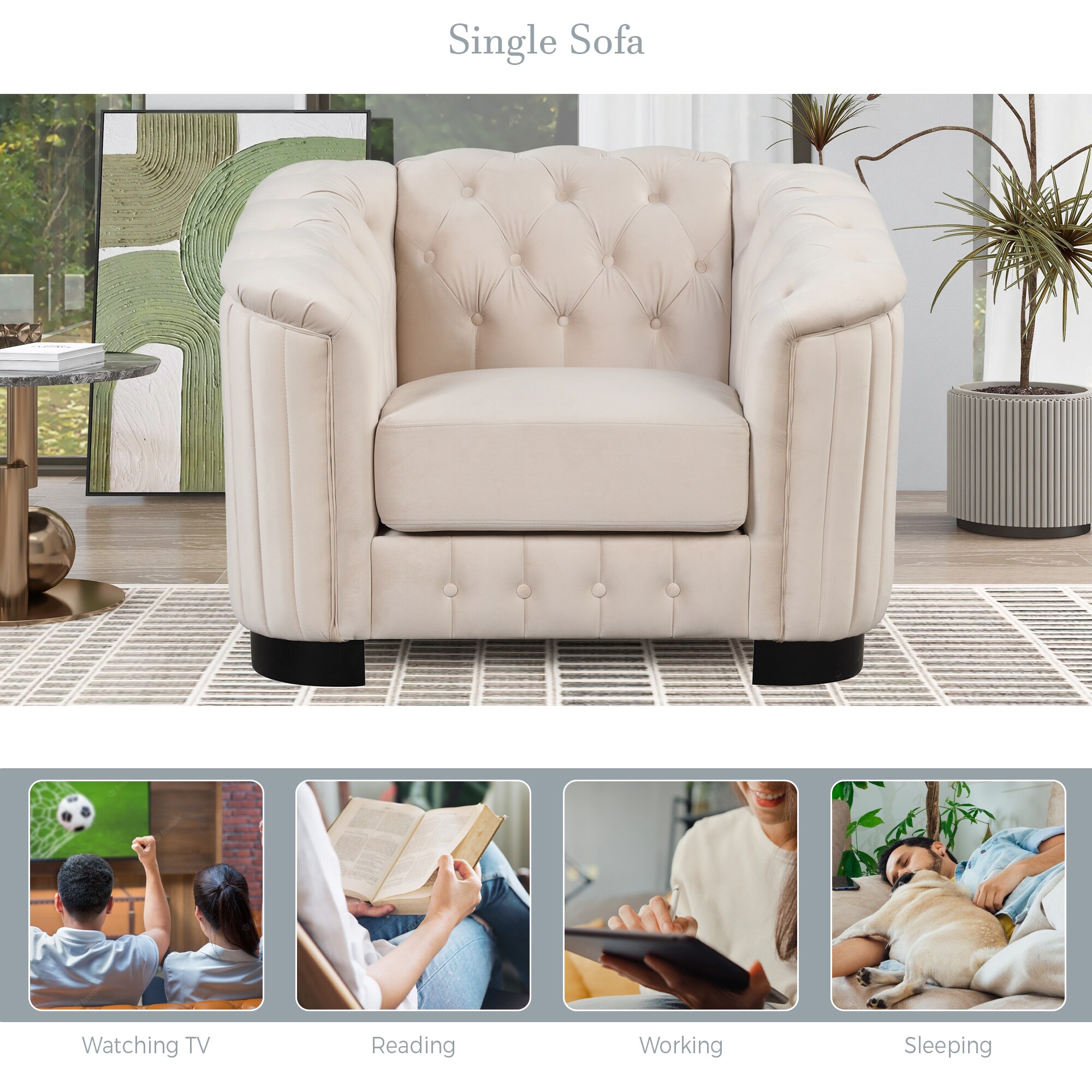 ModernLuxe SG000574AAA Sofas-Loveseats - View #7