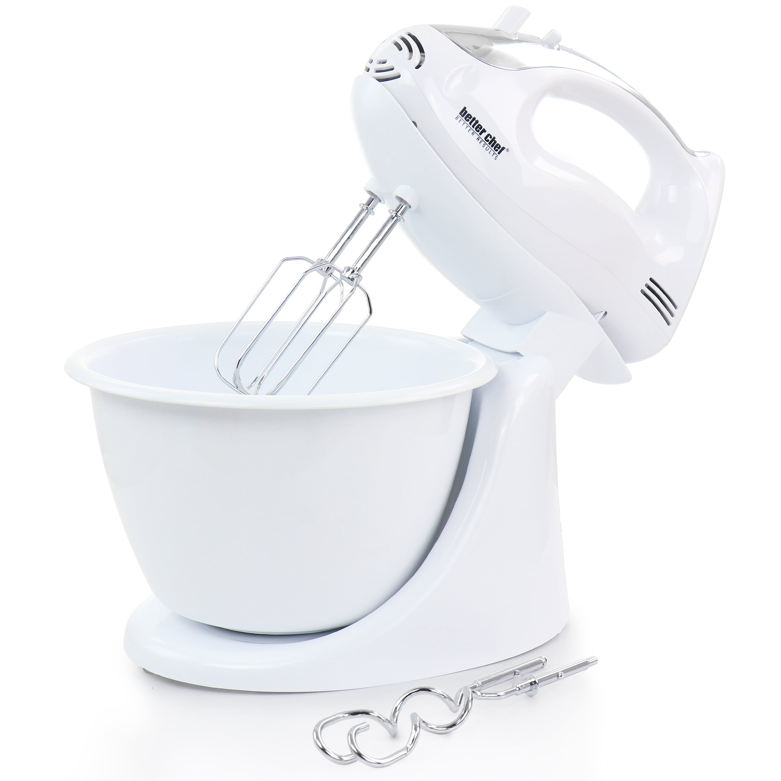 Ministerium brug for ikke at nævne Better Chef 1.5-Quart 5-Speed White Residential Stand Mixer in the Stand  Mixers department at Lowes.com
