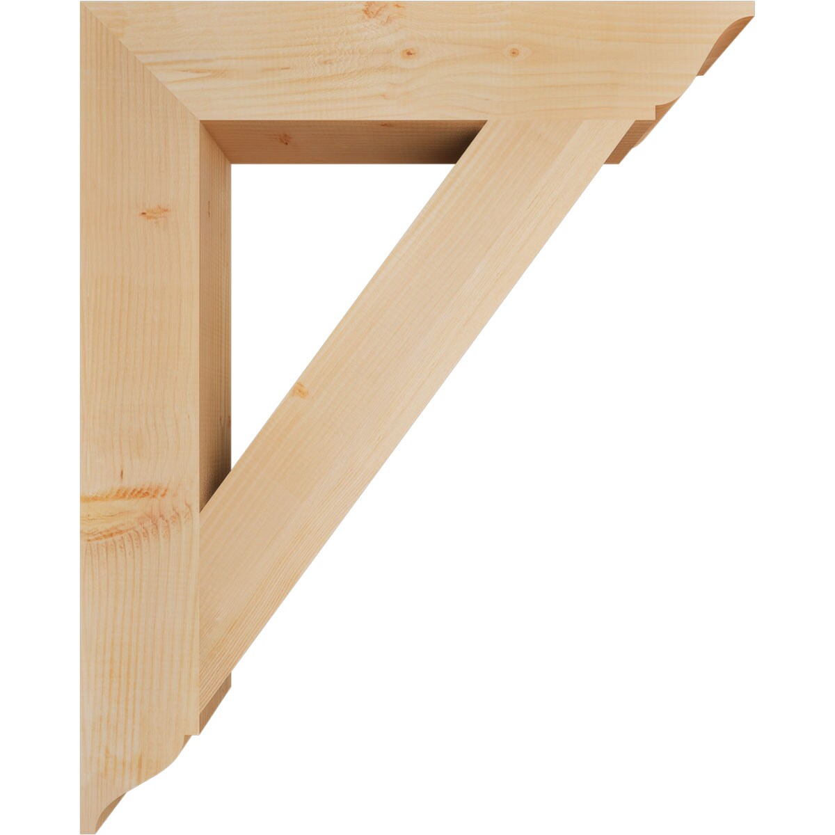 Ekena Millwork BKT06X34X42TRA01SDF Exterior-Brackets-Braces - View #3