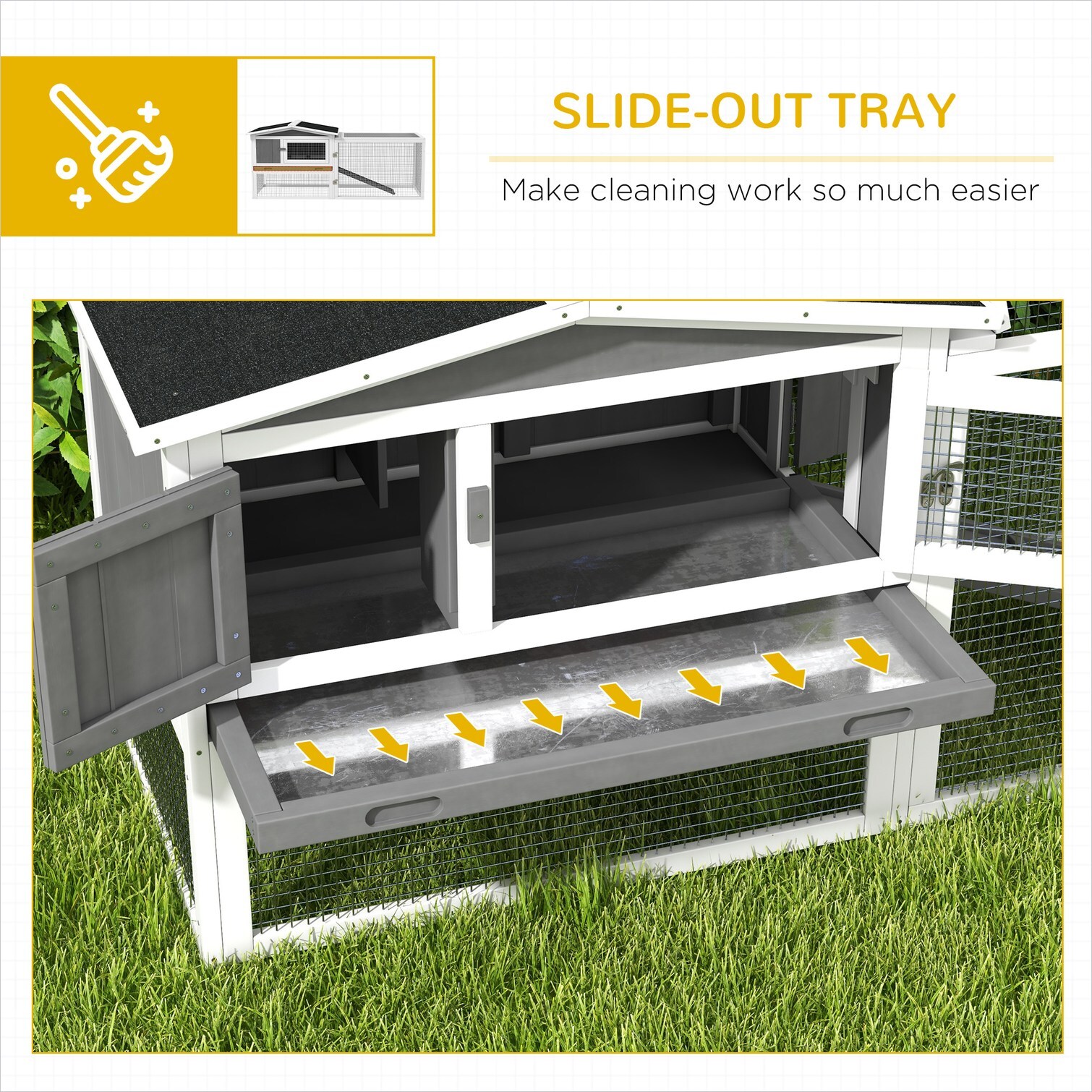 Naturefalls HBXE3UUFEJ4K Chicken-Coops-Rabbit-Hutches - View #3