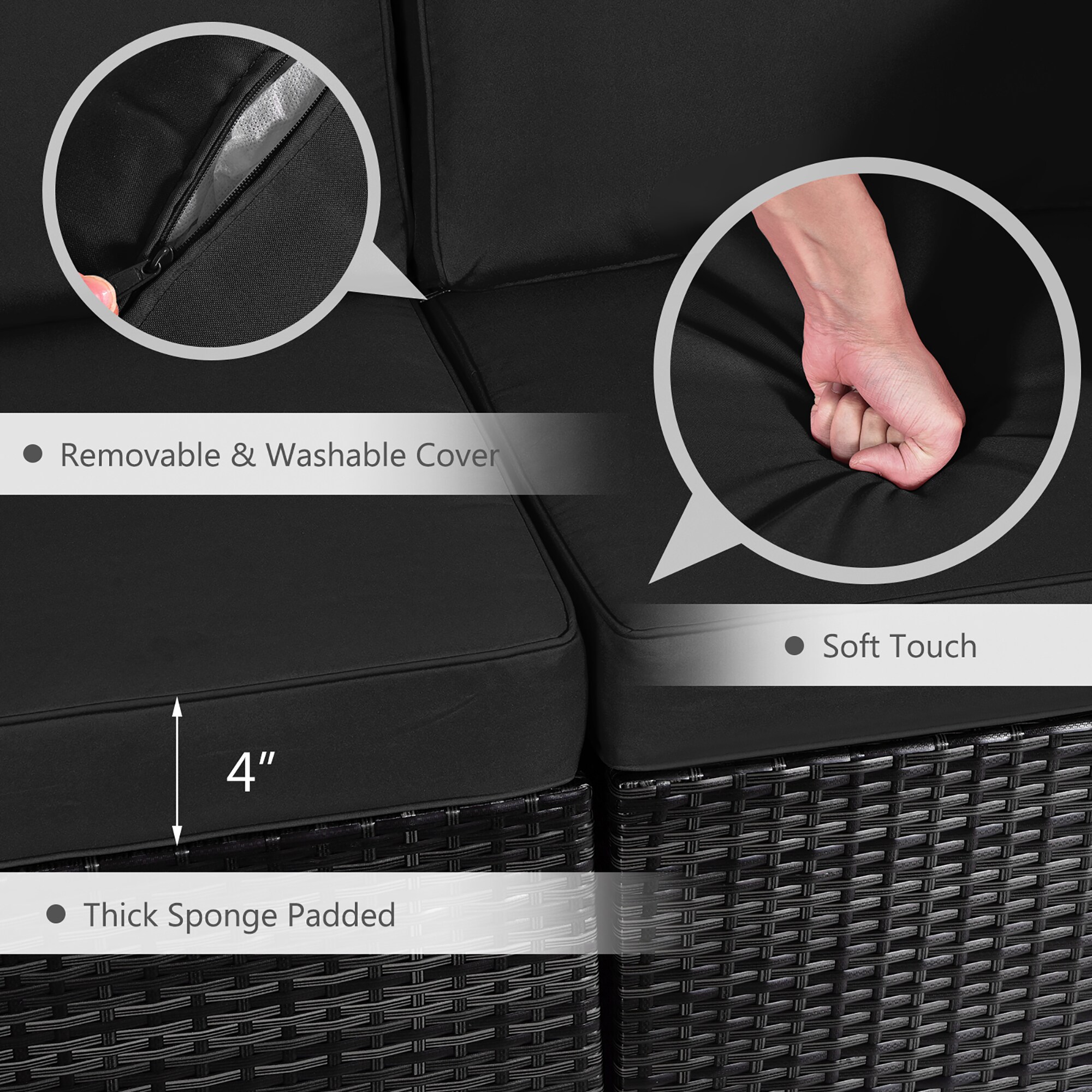 Costway LWS00022 Patio-Conversation-Sets - View #7