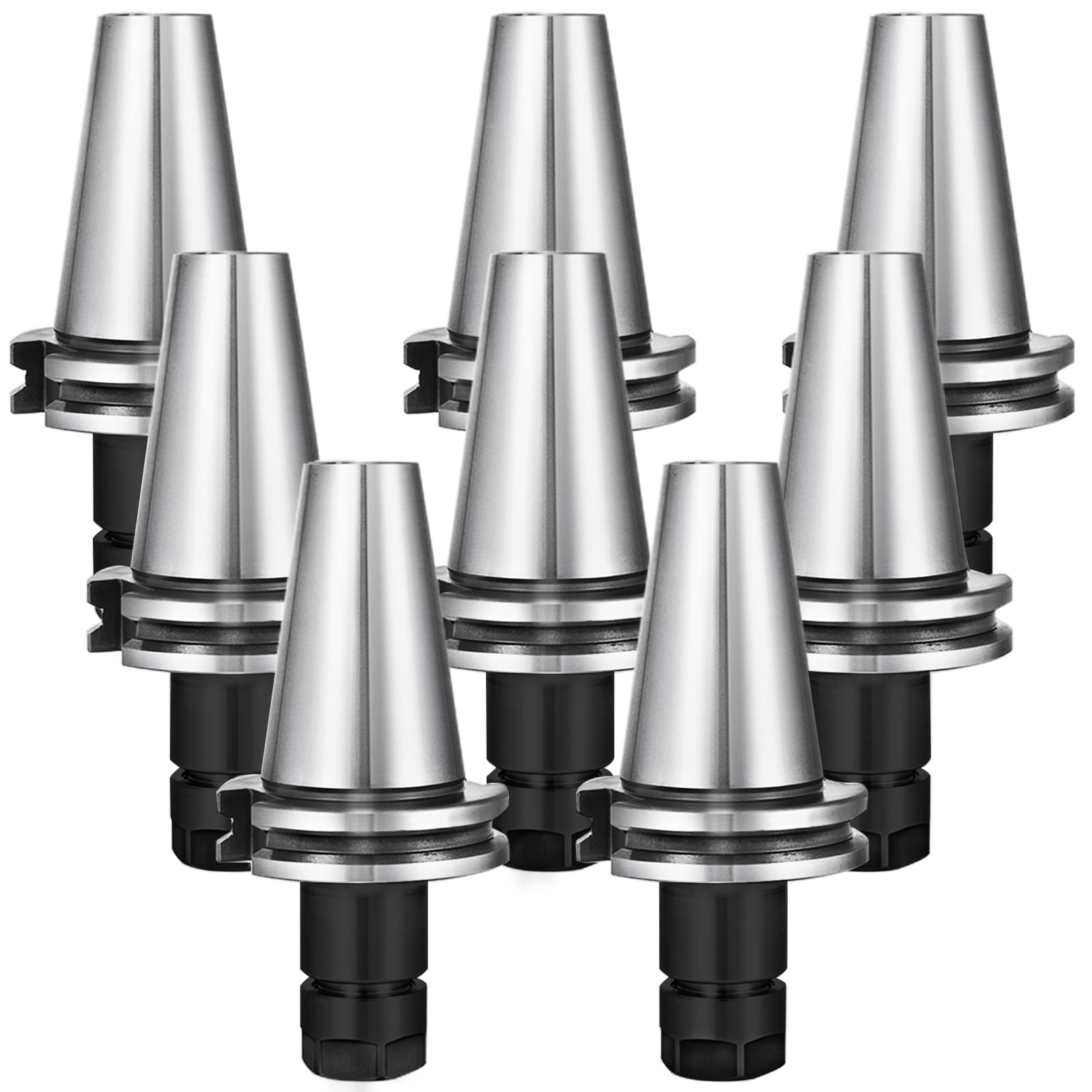 VEVOR 4-in Rotary Tool Collet nut kit #CAT40-ER16-70DB8JV0