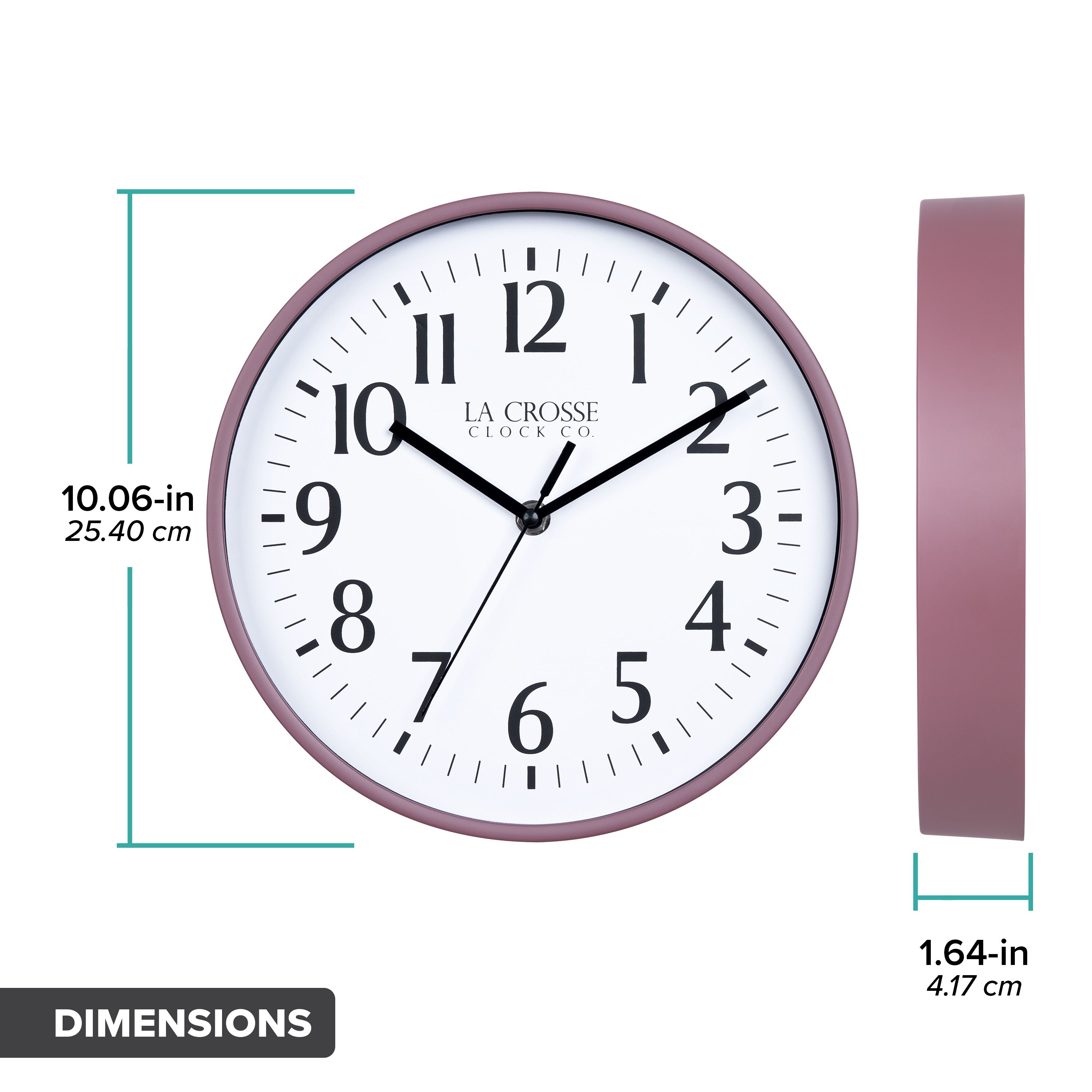 LA CROSSE CLOCK CO 404-3025RR Indoor-Outdoor-Clocks - View #8