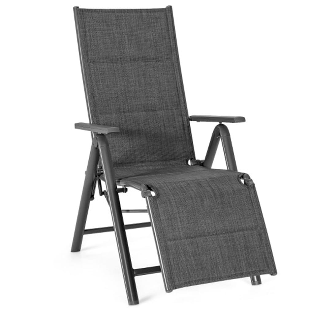 LIVIZA TDJ10103GR Cotton Gray Folding Camping chair Adjustable and
