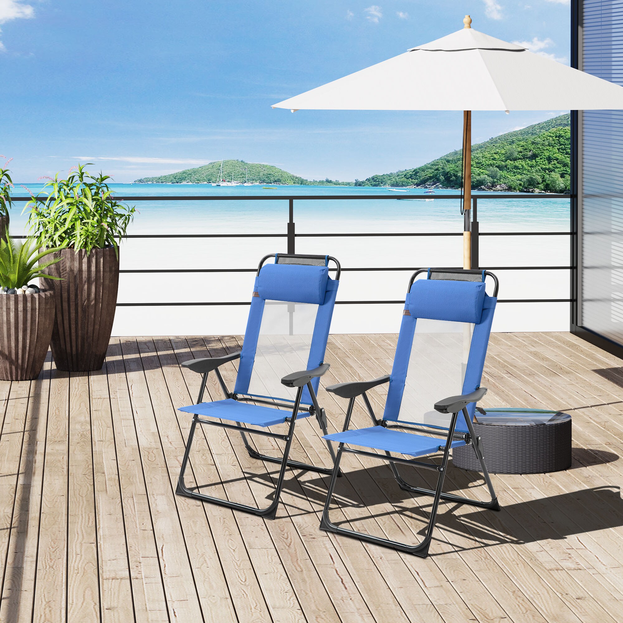 LUXEYARD DS-M-BAC07334 Patio-Chairs - View #2