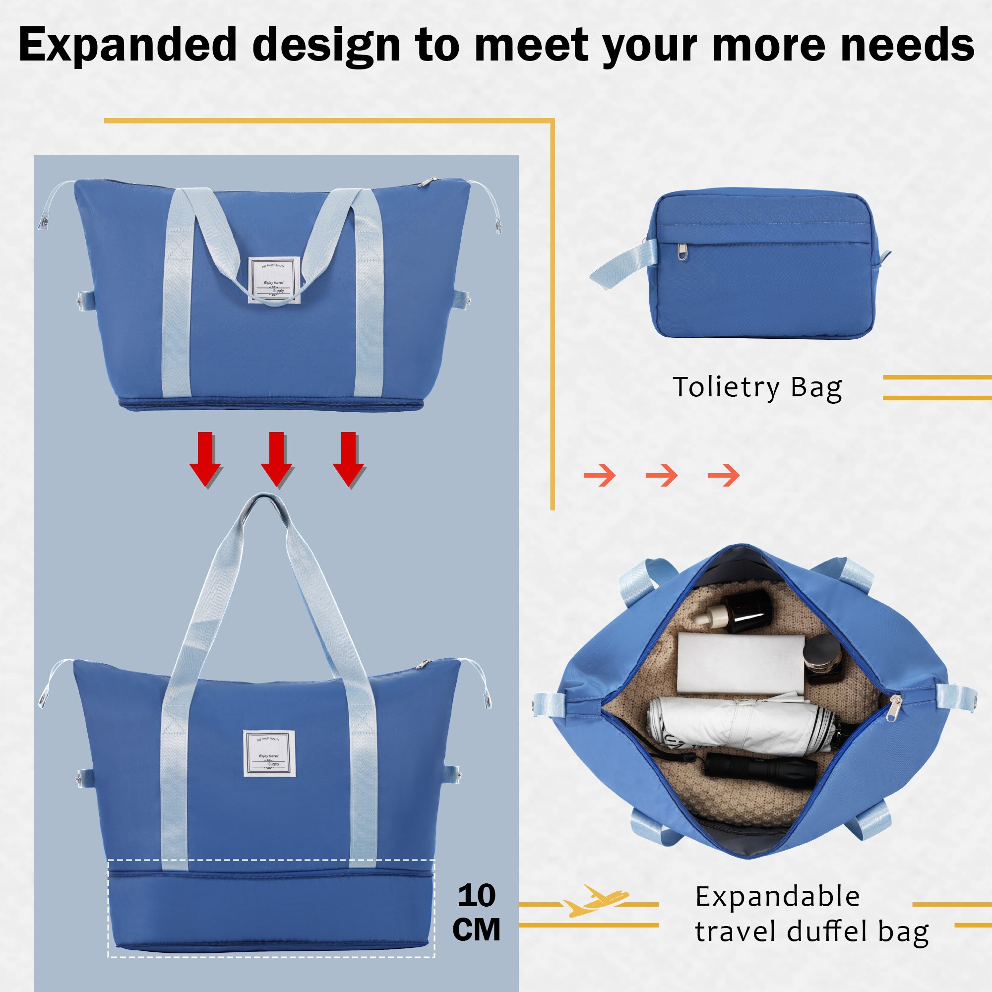 SINOFURN SYD9200004BL Luggage-And-Luggage-Sets - View #7