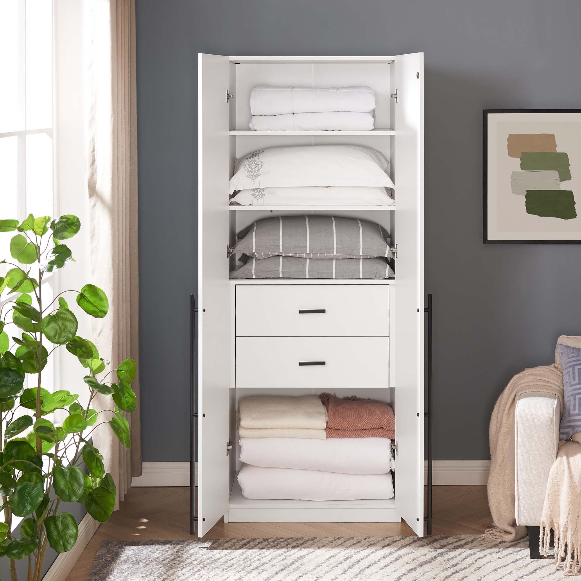 Manhattan Comfort WC001-WH armoires - View #5
