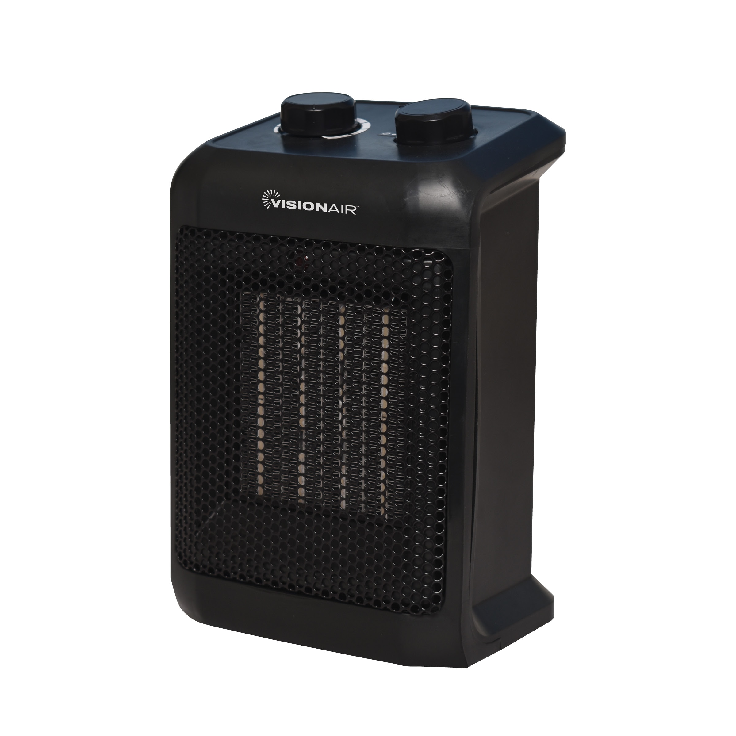 VisionAir 1VAHC9 Up to 1500-Watt Ceramic Compact Personal Indoor Electric Space Heater with Thermostat