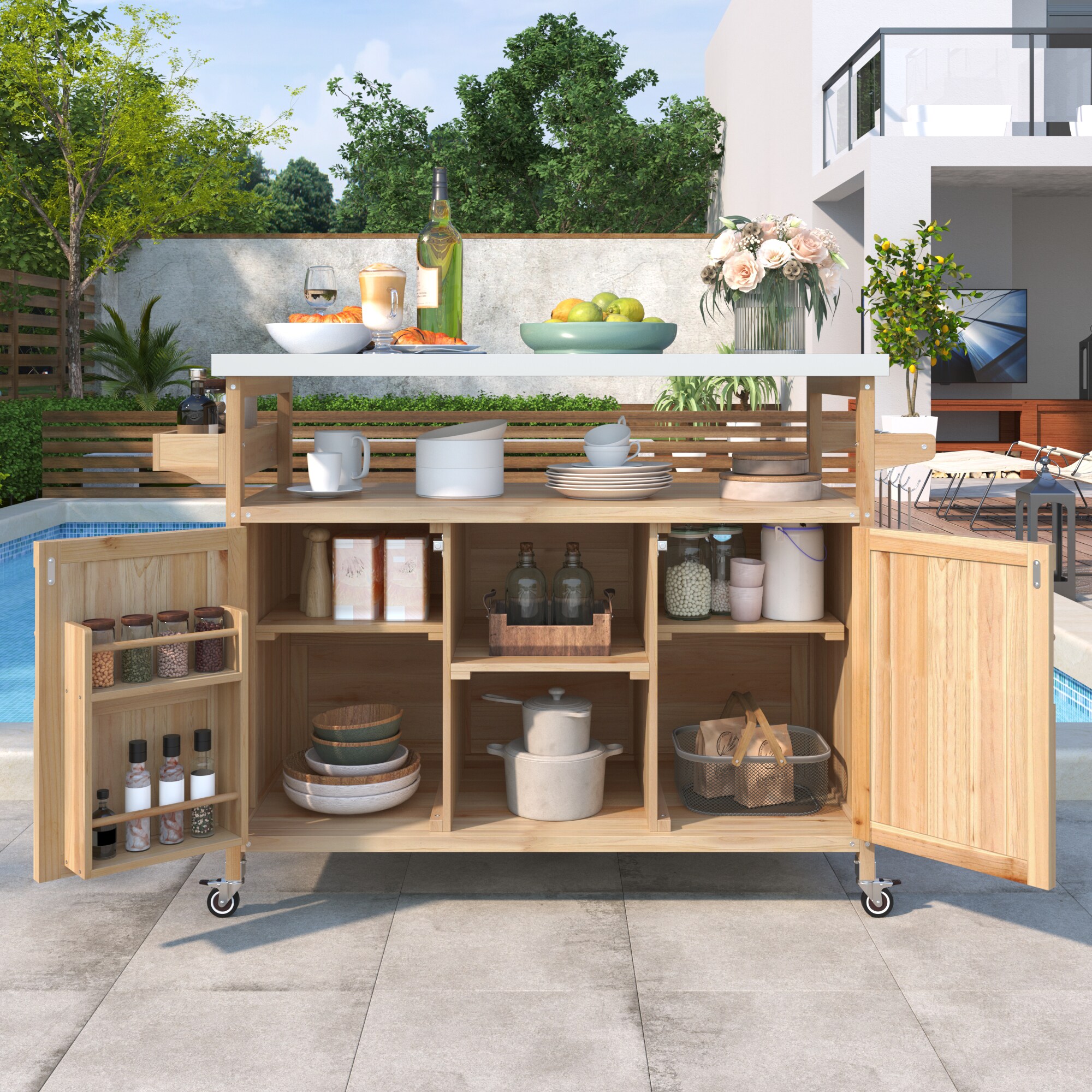 Zeus & Ruta BL03-PATIO-38 Outdoor-Carts - View #5