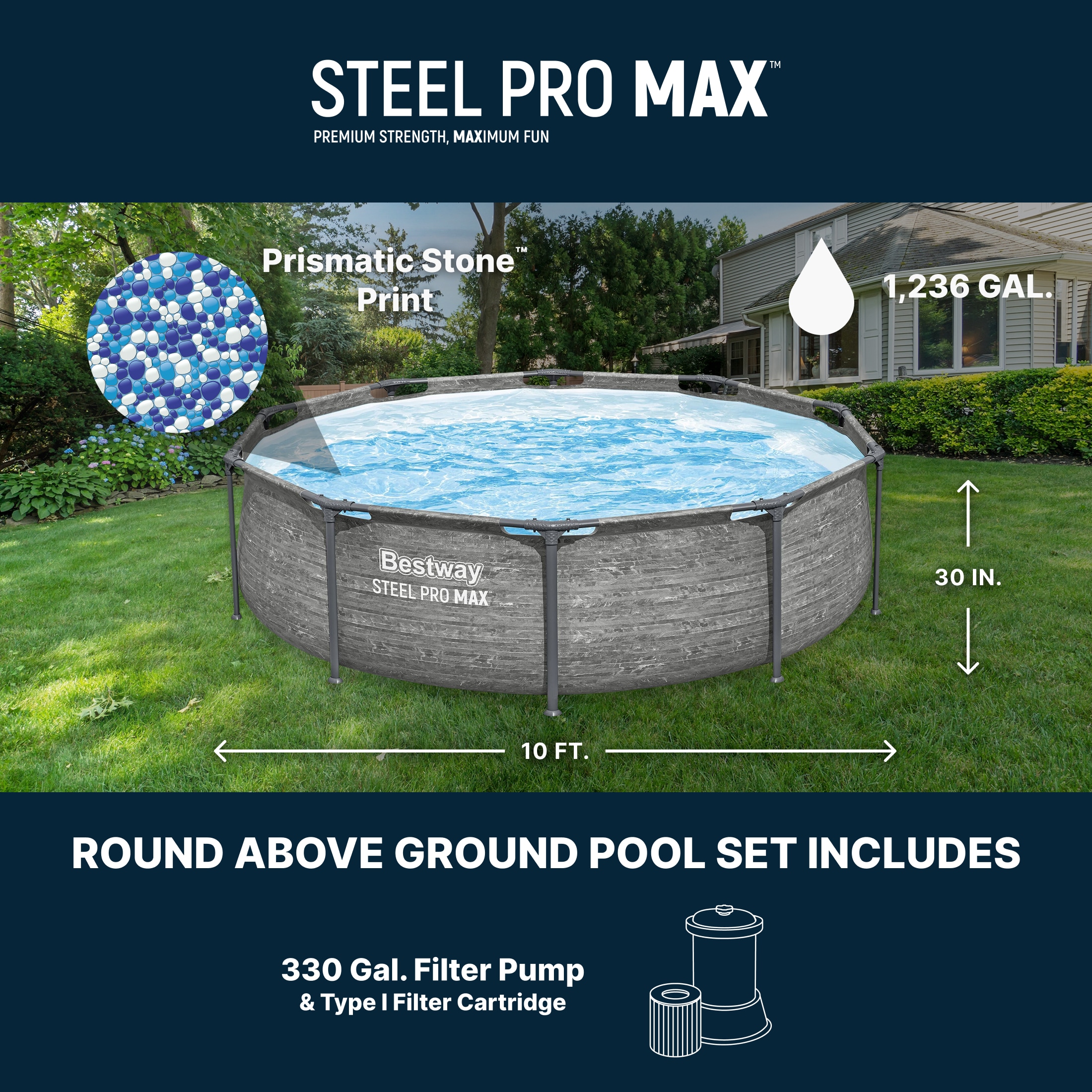 Bestway 561JUE-BW Above-Ground-Pools - View #3