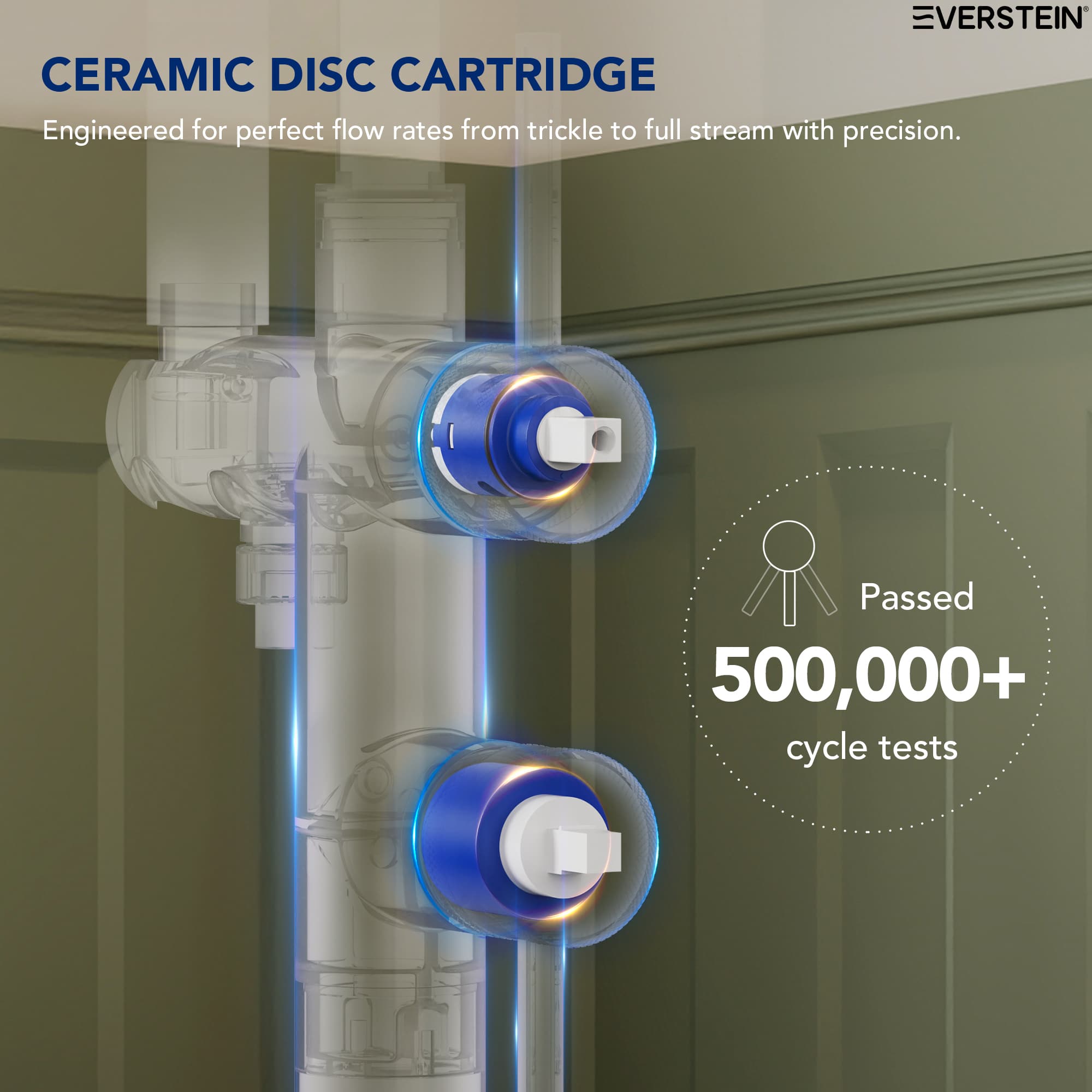 EVERSTEIN SFS-1093-GN Roman-Tub-Faucets - View #9