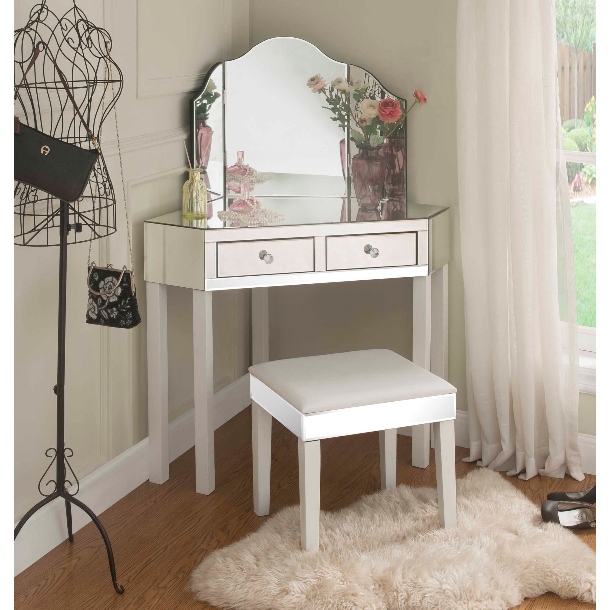 Inspired Home JF97-07WE-K-LS Bedroom-Vanities - View #2