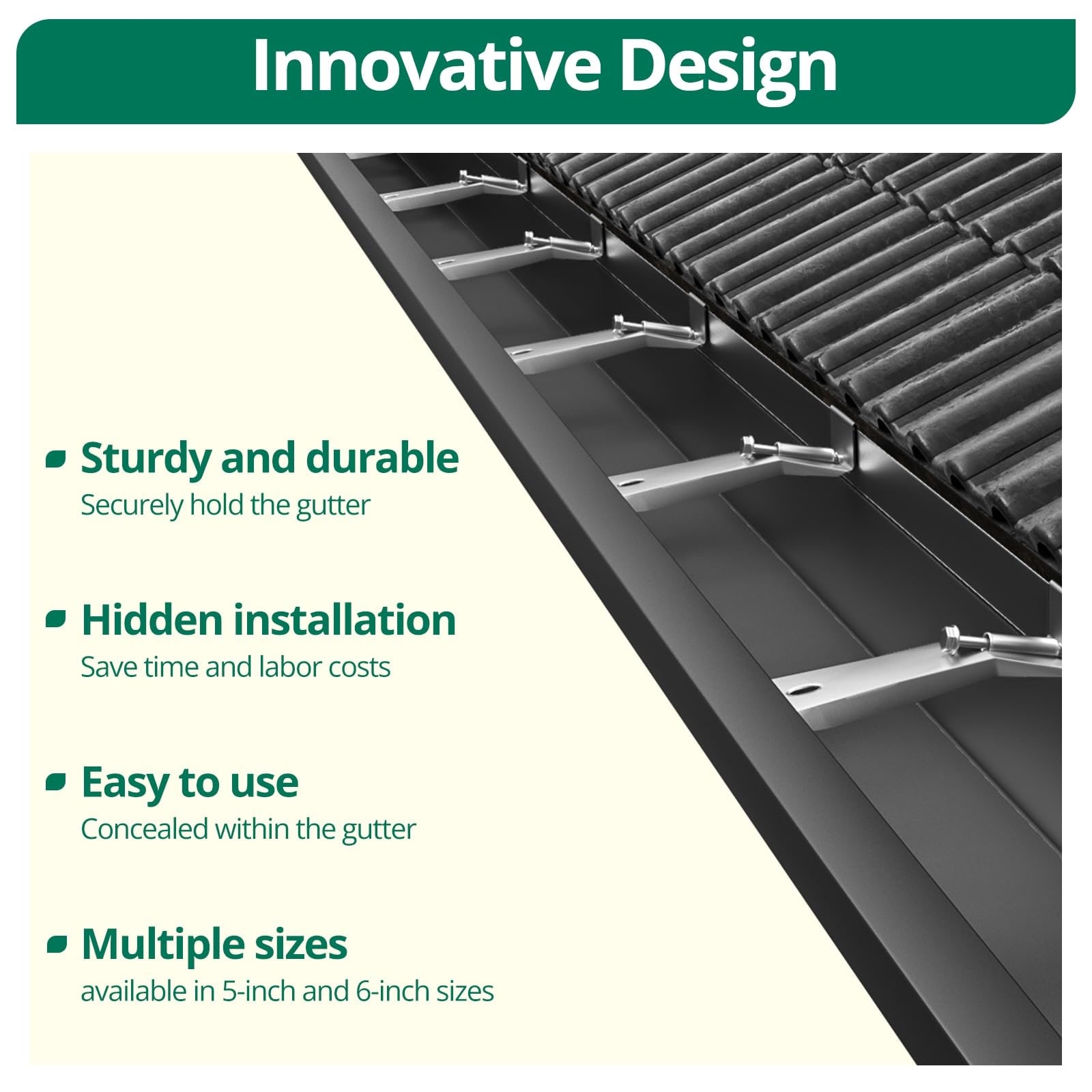 Adrinfly LAD0507B21 Gutter-Hangers-Brackets - View #3