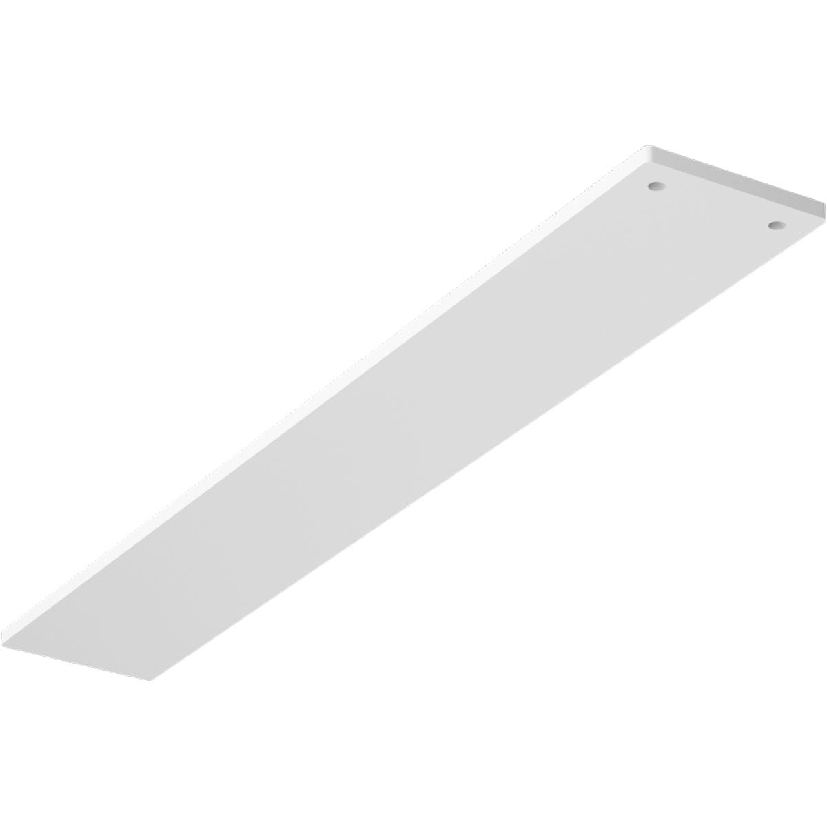 Ekena Millwork BKTM03X20LOPWH Logan Hidden 20-in x 3-in x 0.25-in Primed Steel Countertop support bracket