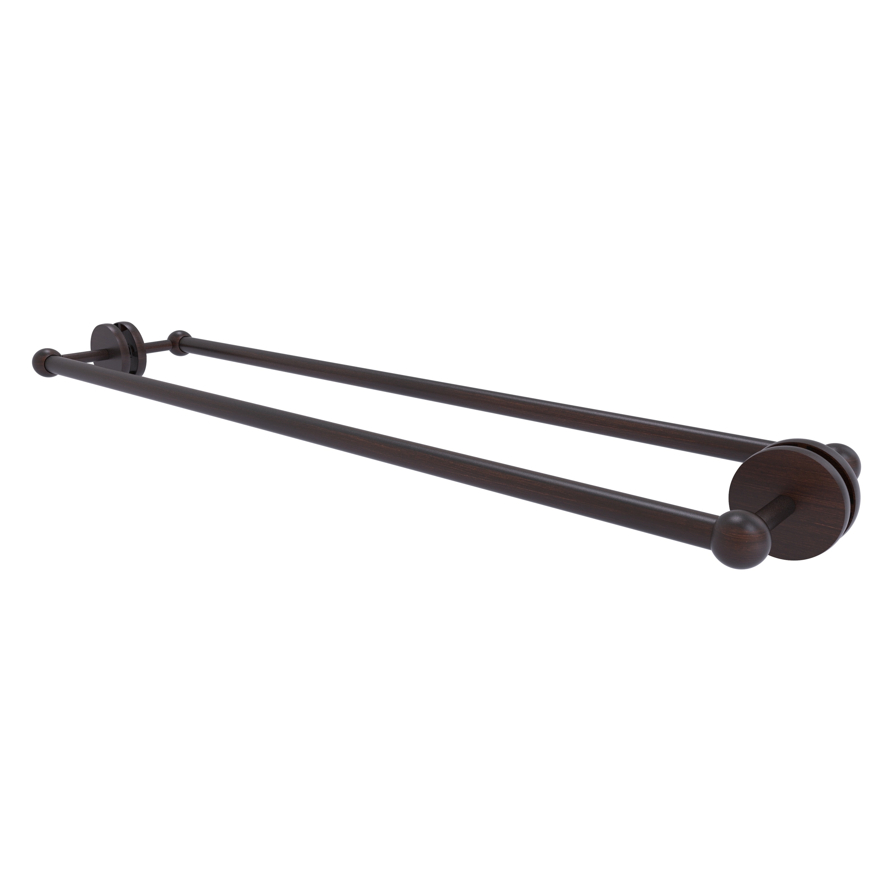 Allied Brass P1000-41-BB-30-VB Prestige Skyline 30-in double Venetian Bronze Wall mount Double Towel Bar