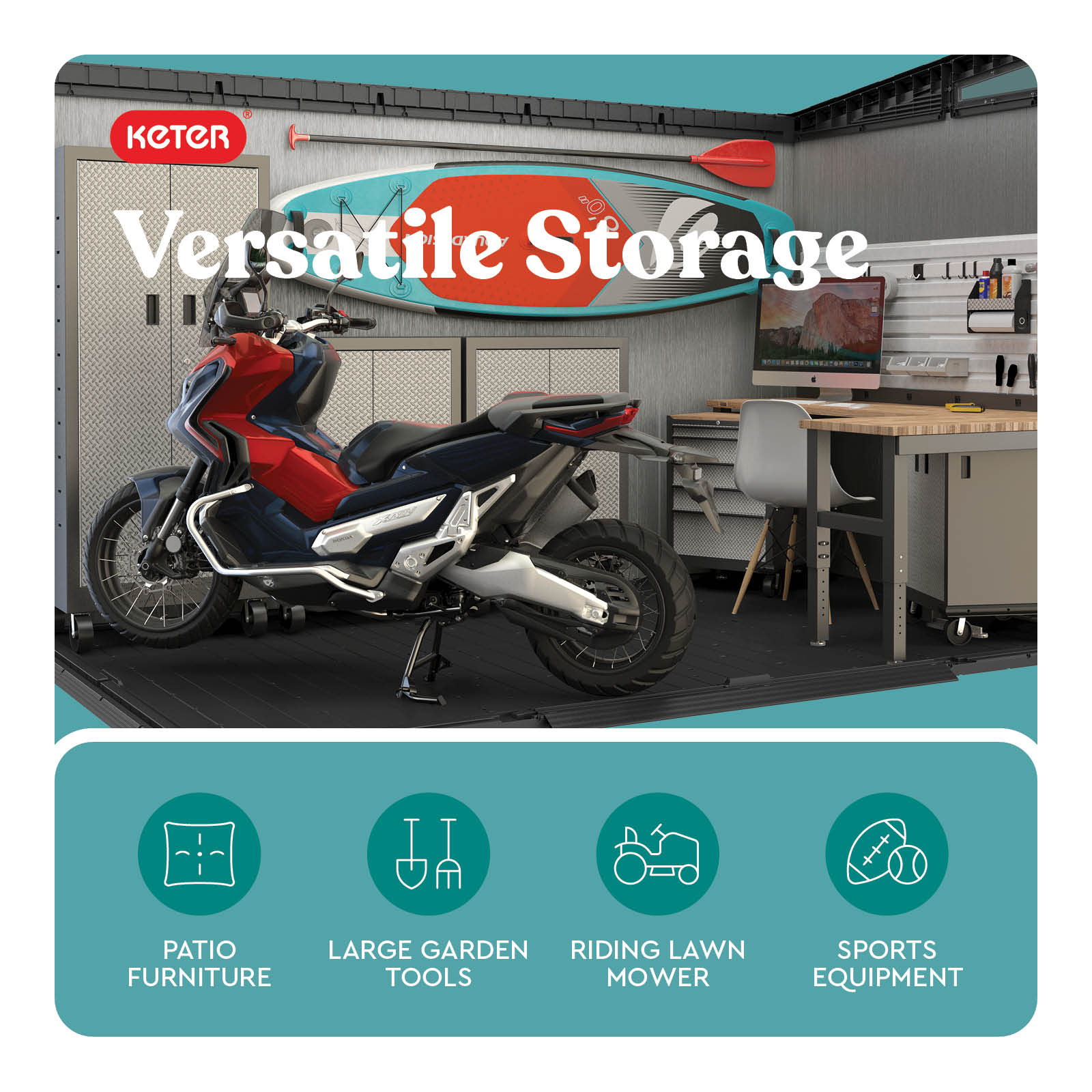 Keter 241735 Vinyl-Resin-Storage-Buildings - View #11