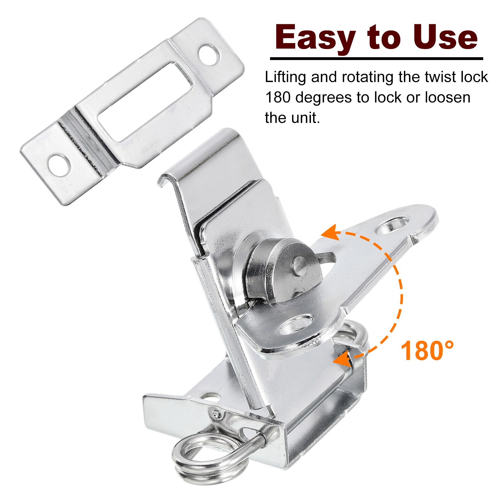 Unique Bargains S25093001UX7402 Cabinet-Latches - View #4
