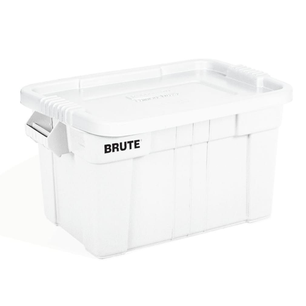 Rubbermaid Commercial Brute 20 Gal. Gray Storage Tote with Lid