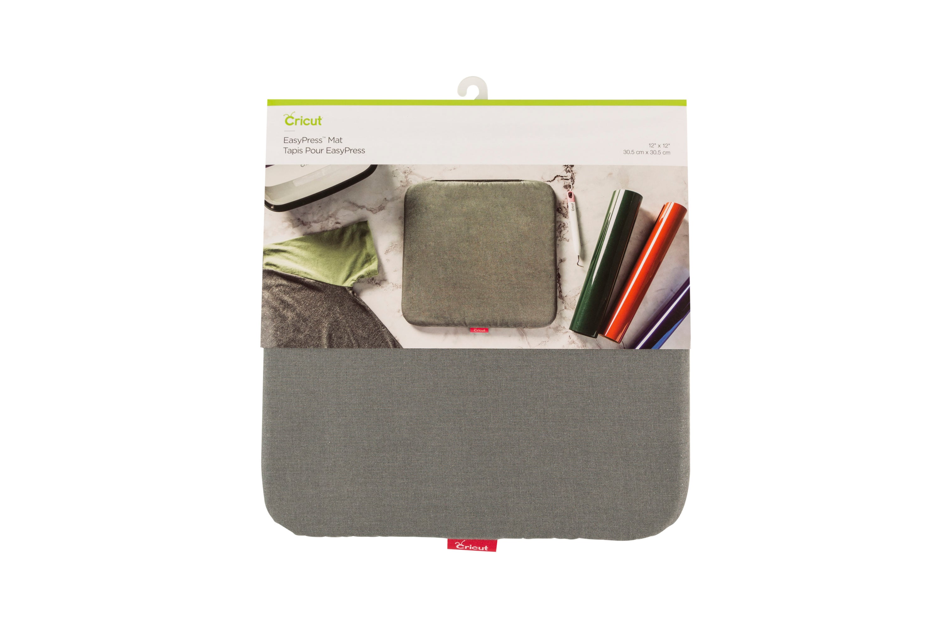 Cricut EasyPress Mat 12x12 Gray PVC Craft Mat, For Iron-on Transfers on  Fabric, Vinyl, Leather