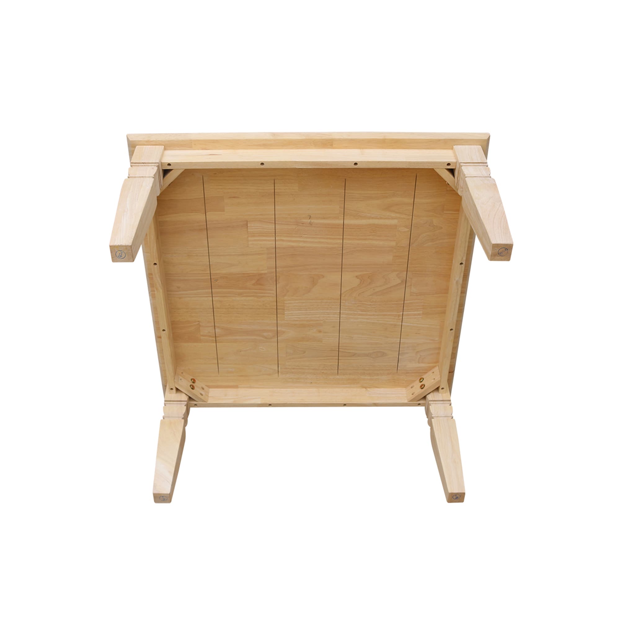 Elegant Java Square Solid Hardwood Coffee Table