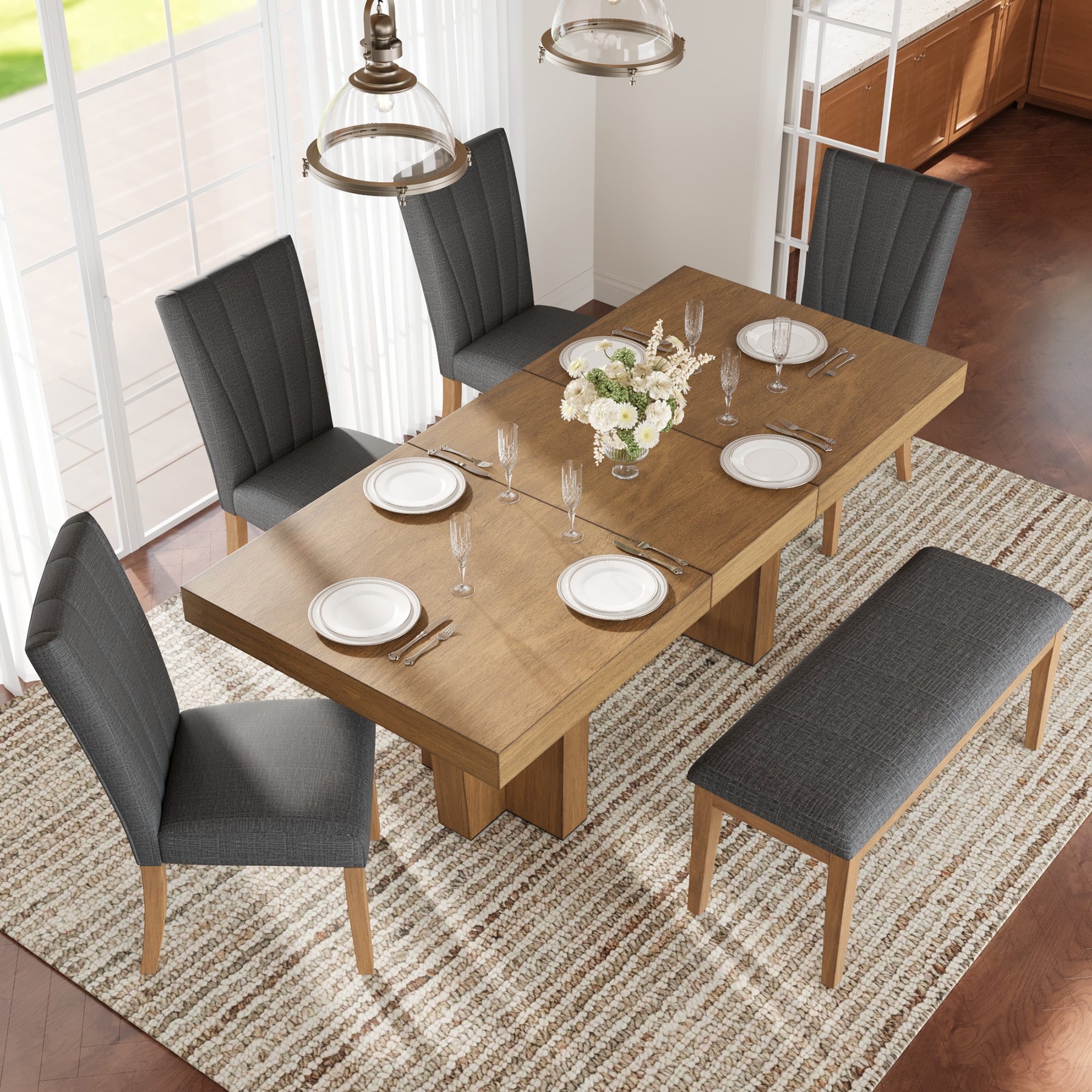 SINOFURN SYA010553DG Dining-Sets - View #2