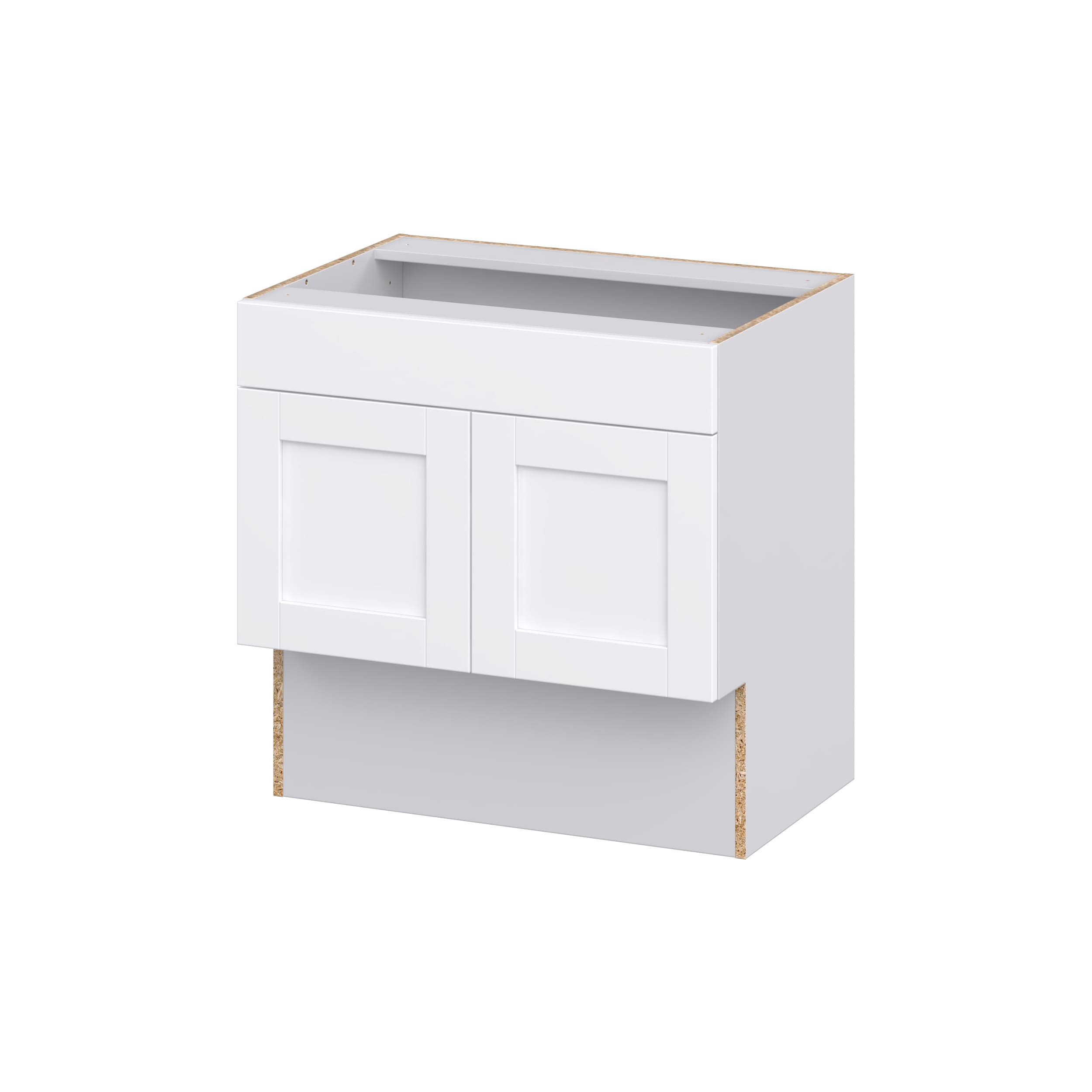 Hugo&Borg DSVS30ADA-RM Rosemont 30-in W x 30-in H x 21-in D Glacier White Sink Base Fully assembled Cabinet (Recessed Panel Shaker)