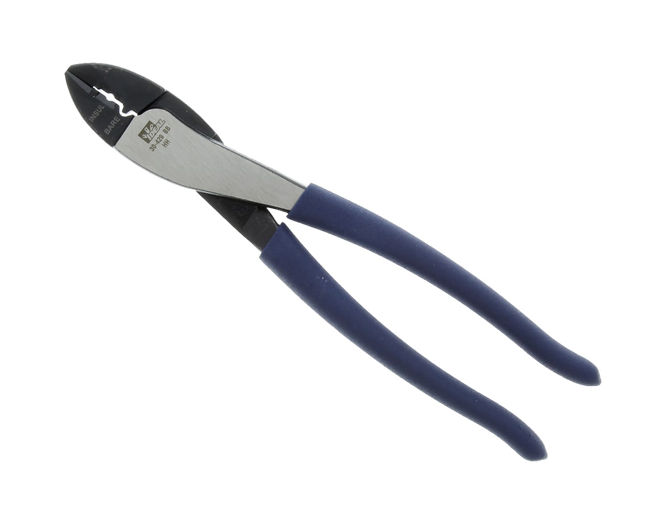 3-in-1 Round Nose Pliers with Cutter and Crimping Carbon Steel